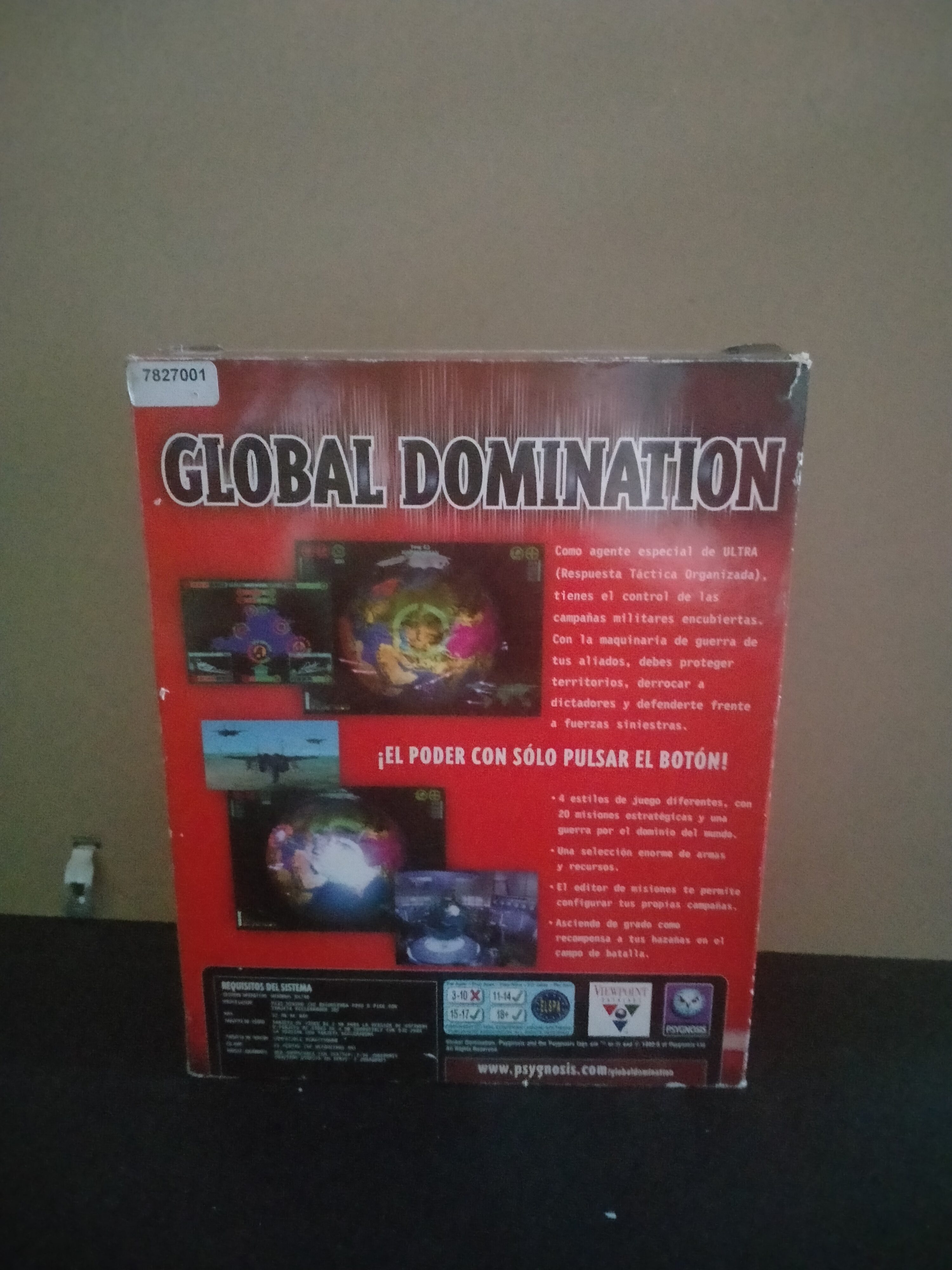 Imagen documental 2 de Global Domination, formato Big Box, para Windows 95, Windows 98, Windows Me