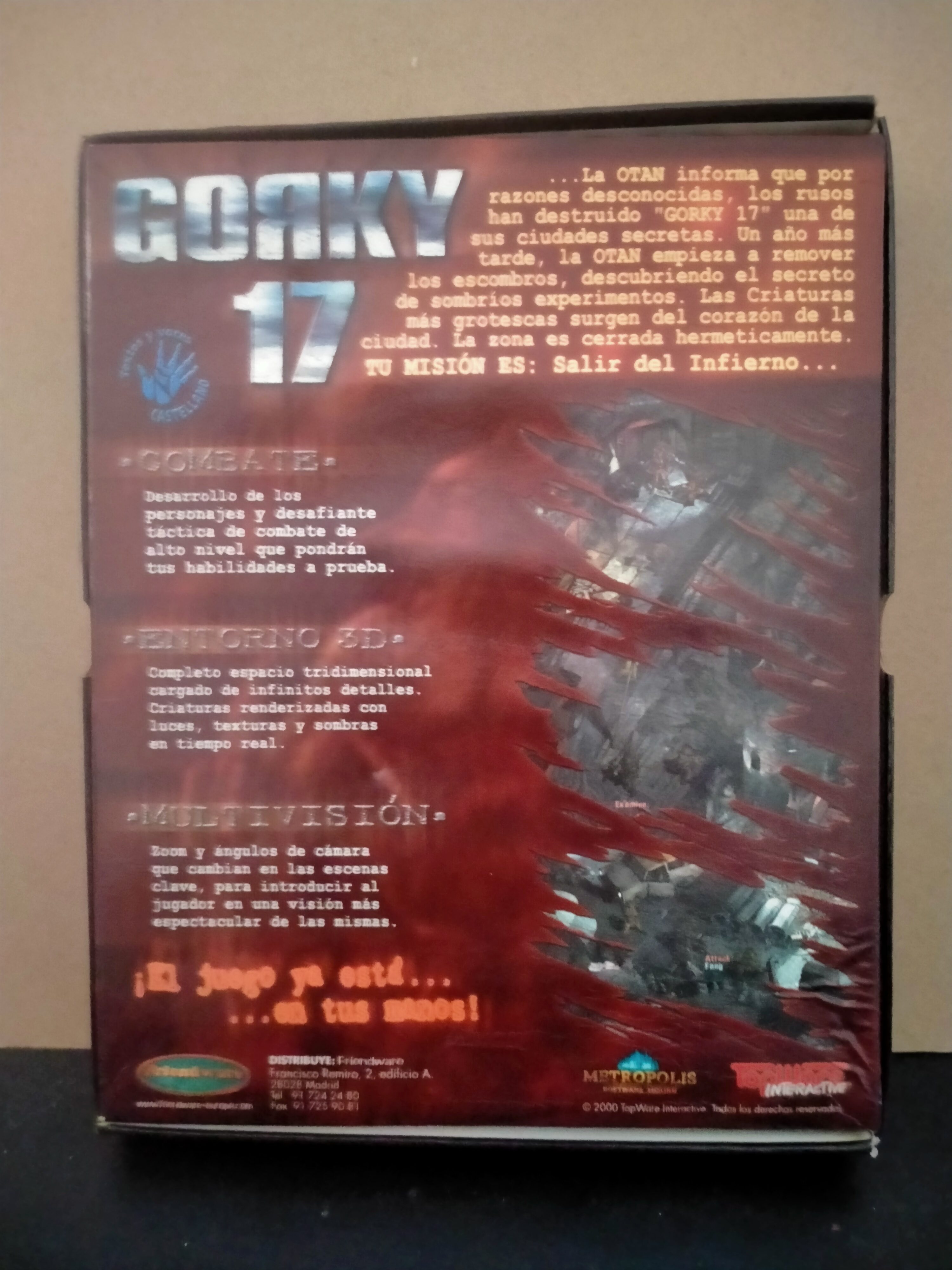 Imagen documental 2 de Gorky 17, formato Big Box, para Windows 95, Windows 98, Windows Me