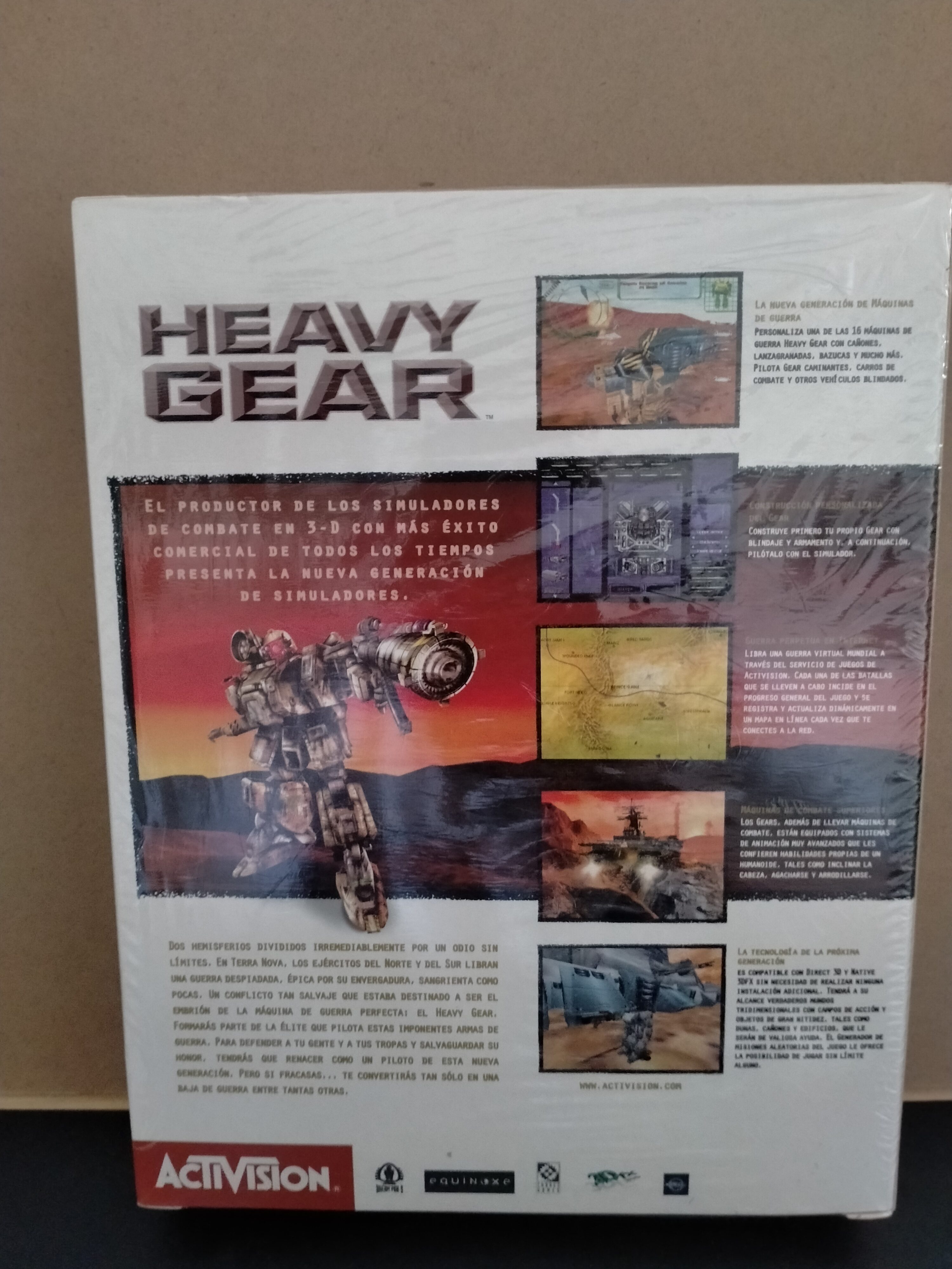 Imagen documental 2 de Heavy Gear, formato Big Box, para Windows 95, Windows 98