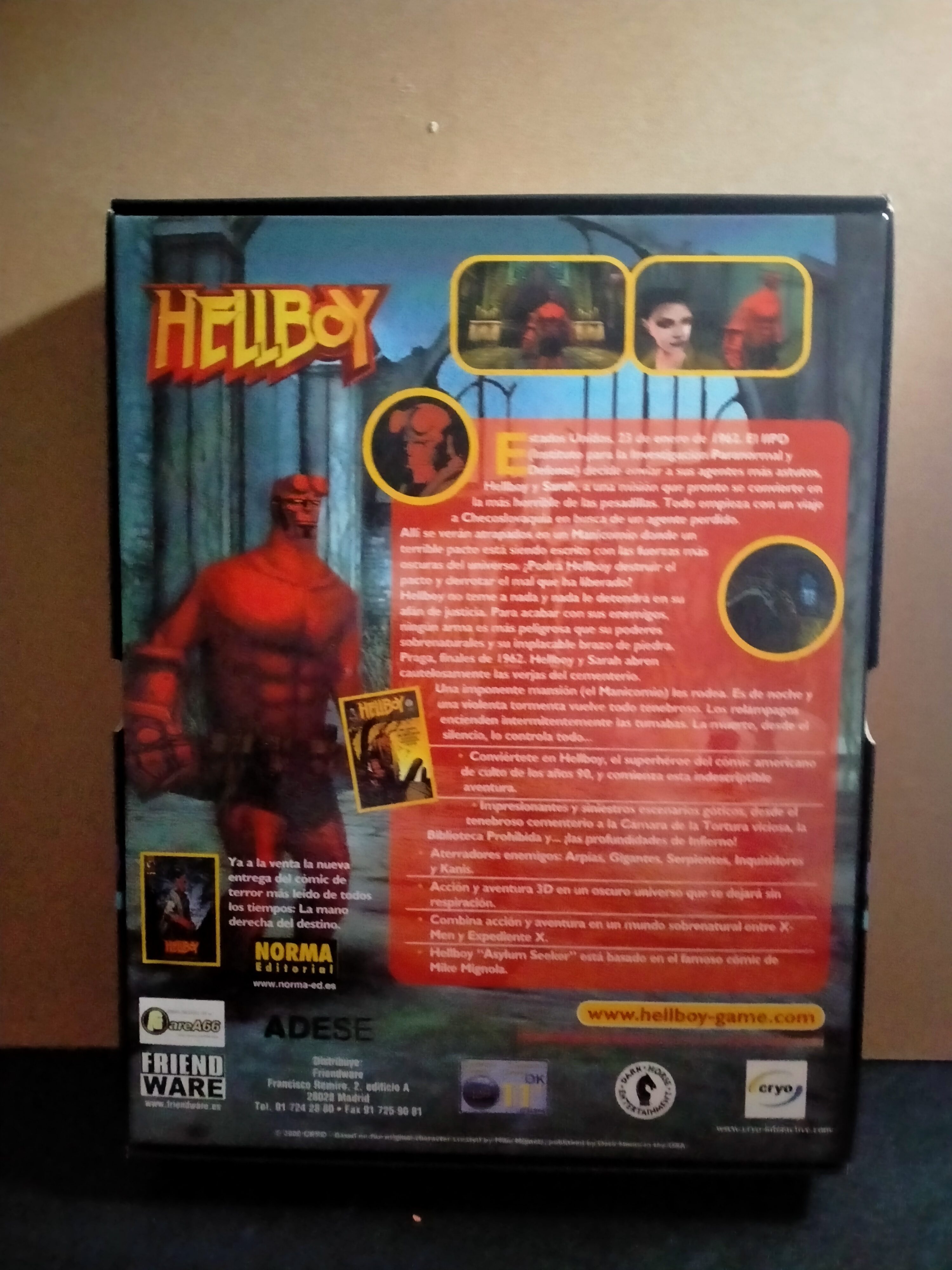 Imagen documental 2 de Hellboy: Asylum Seeker, formato Big Box, para Windows 95, Windows 98