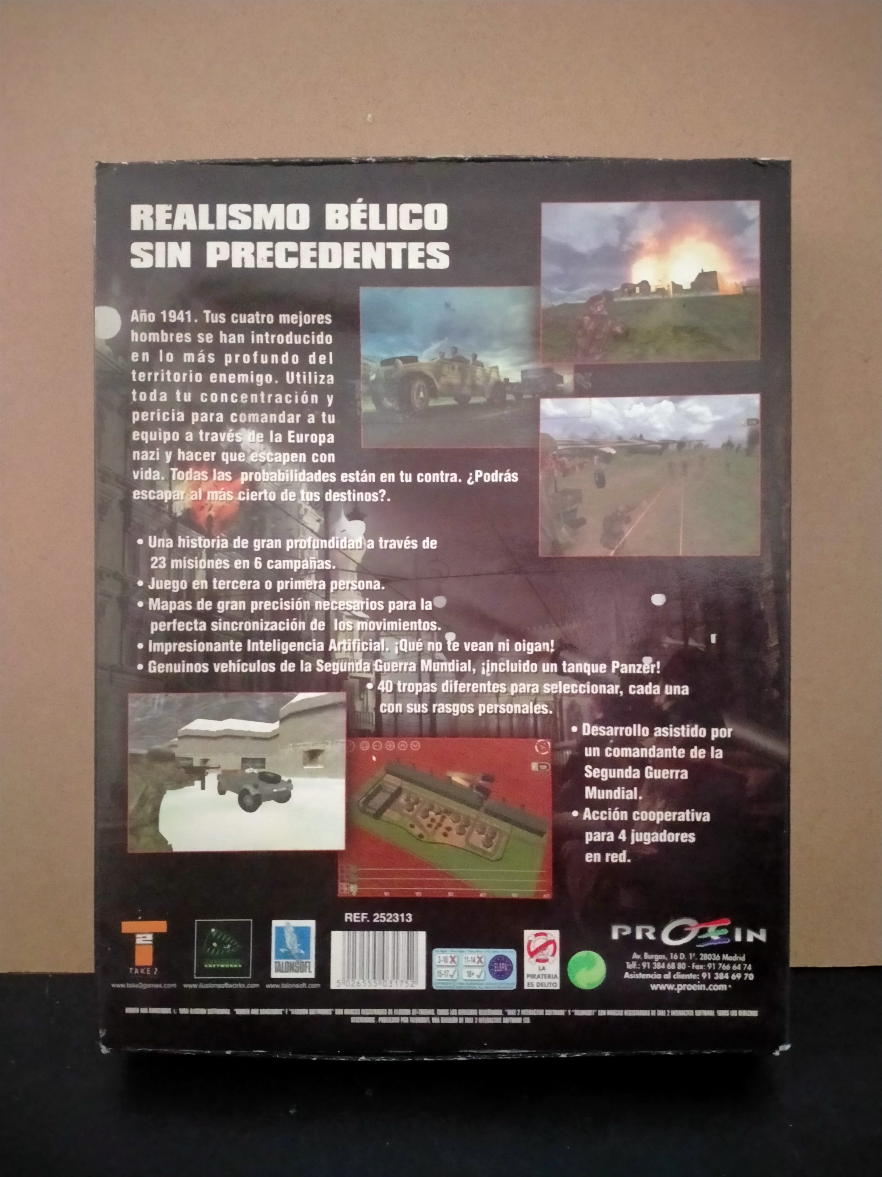 Imagen documental 2 de Hidden & Dangerous, formato Big Box, para Windows 95, Windows 98, Windows Me