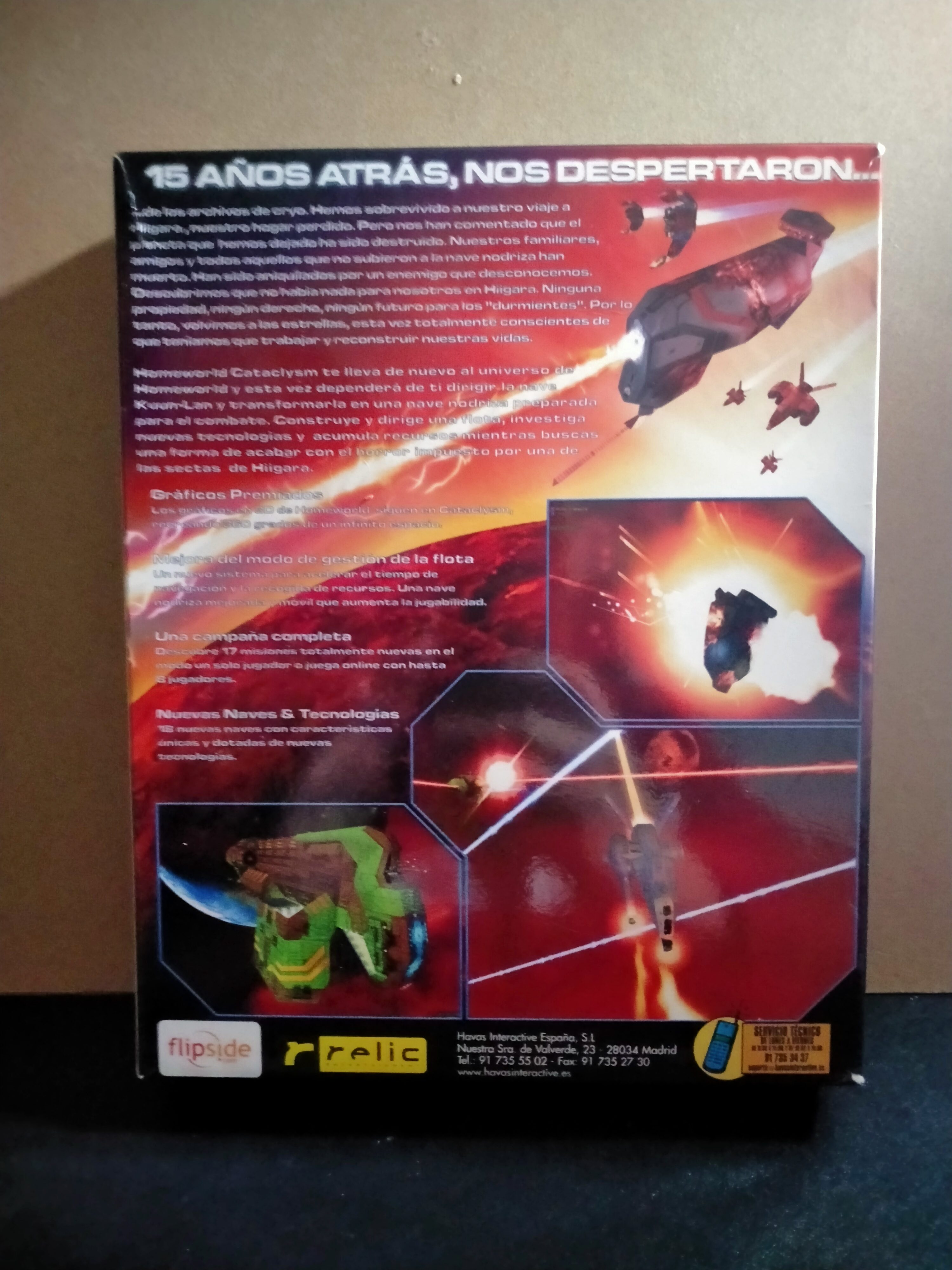Imagen documental 2 de Homeworld: Cataclysm, formato Big Box, para Windows 95, Windows 98, Windows Me