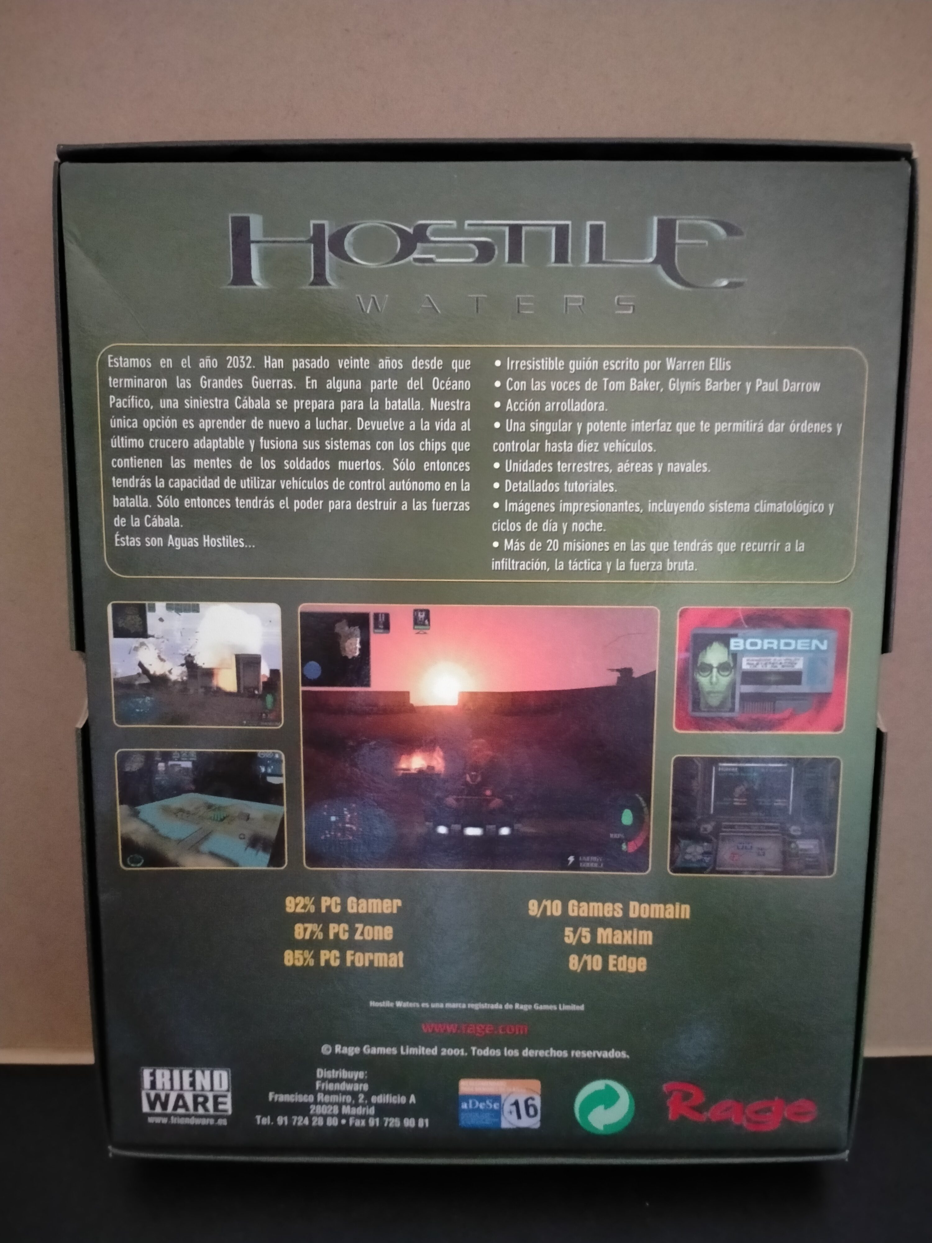 Imagen documental 2 de Hostile Waters: Antaeus Rising, formato Big Box, para Windows 95, Windows 98, Windows Me