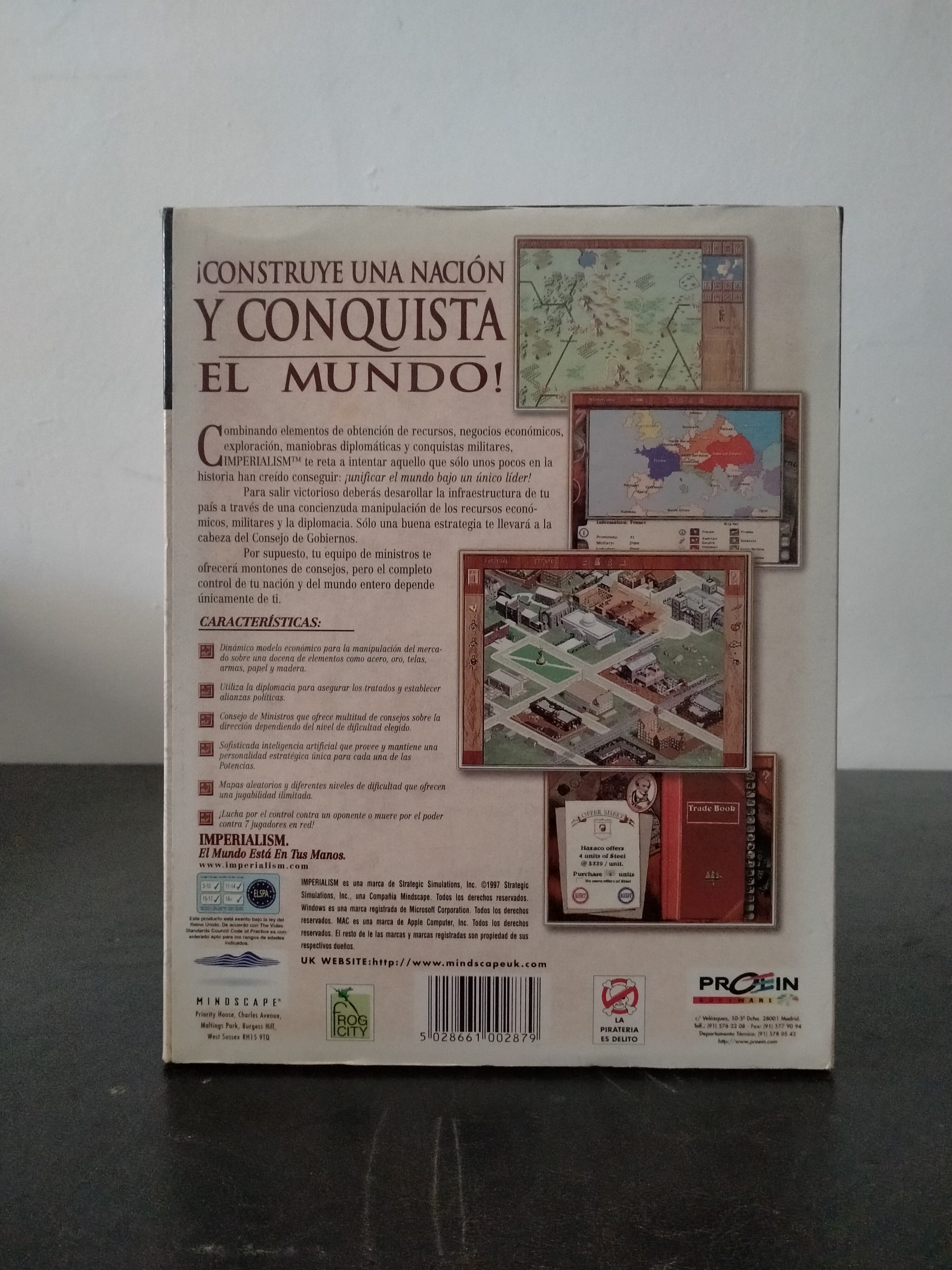 Imagen documental 2 de Imperialism, formato Big Box, para Windows 95, MacOs
