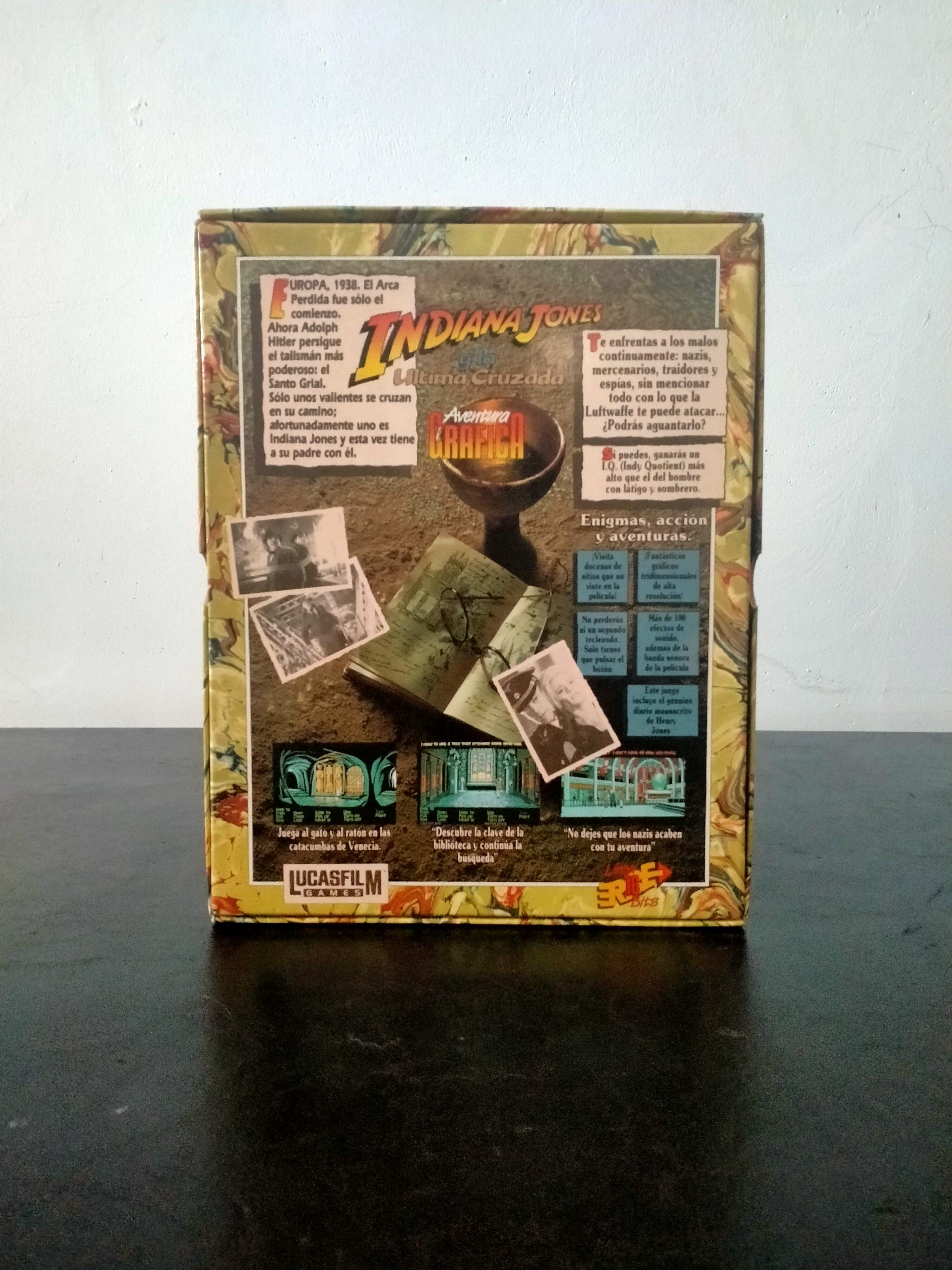 Imagen documental 2 de Indiana Jones y la Última Cruzada: Aventura Gráfica, formato Big Box, para MS-DOS
