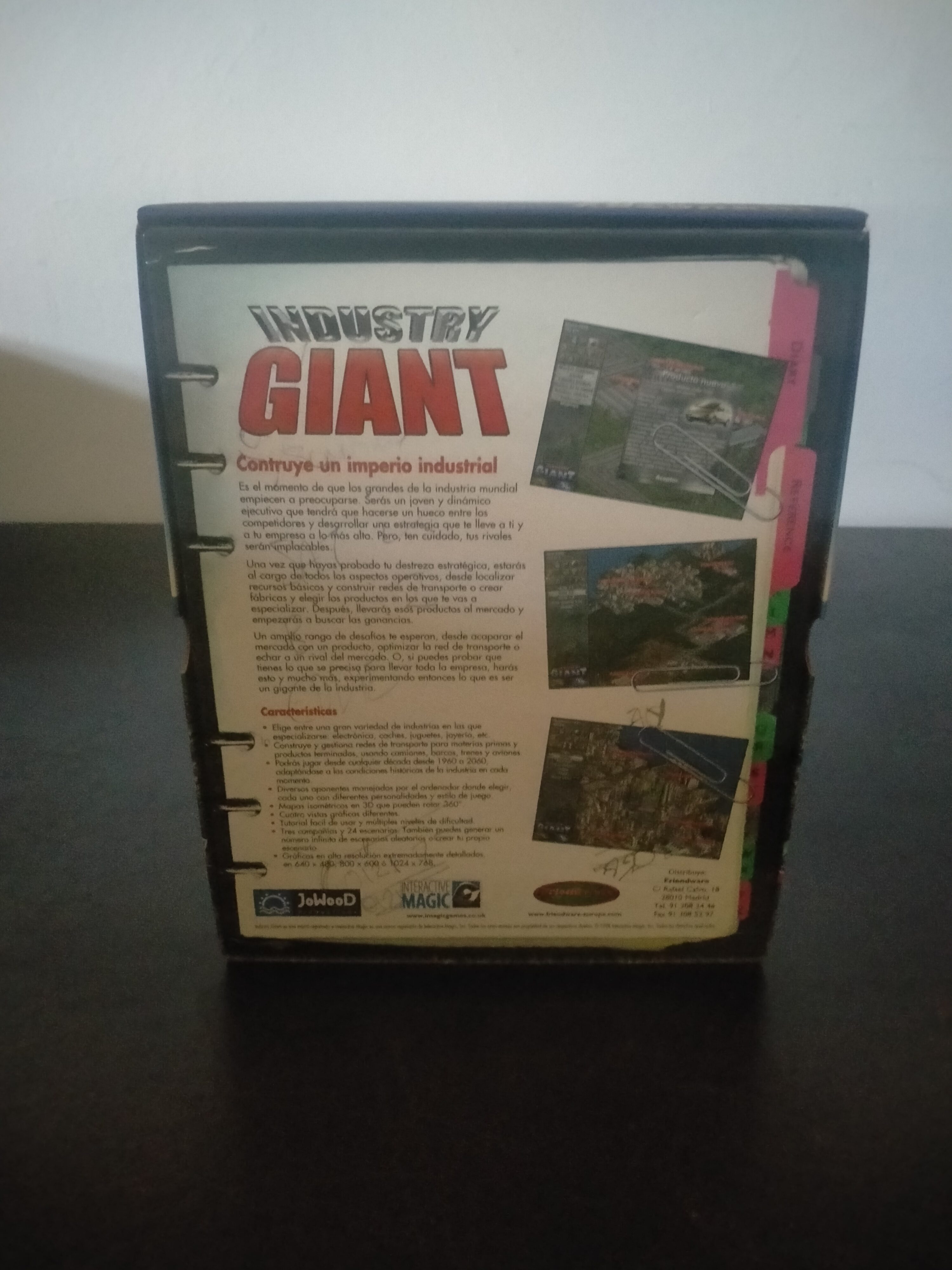 Imagen documental 2 de Industry Giant, formato Big Box, para Windows 95, Windows 98