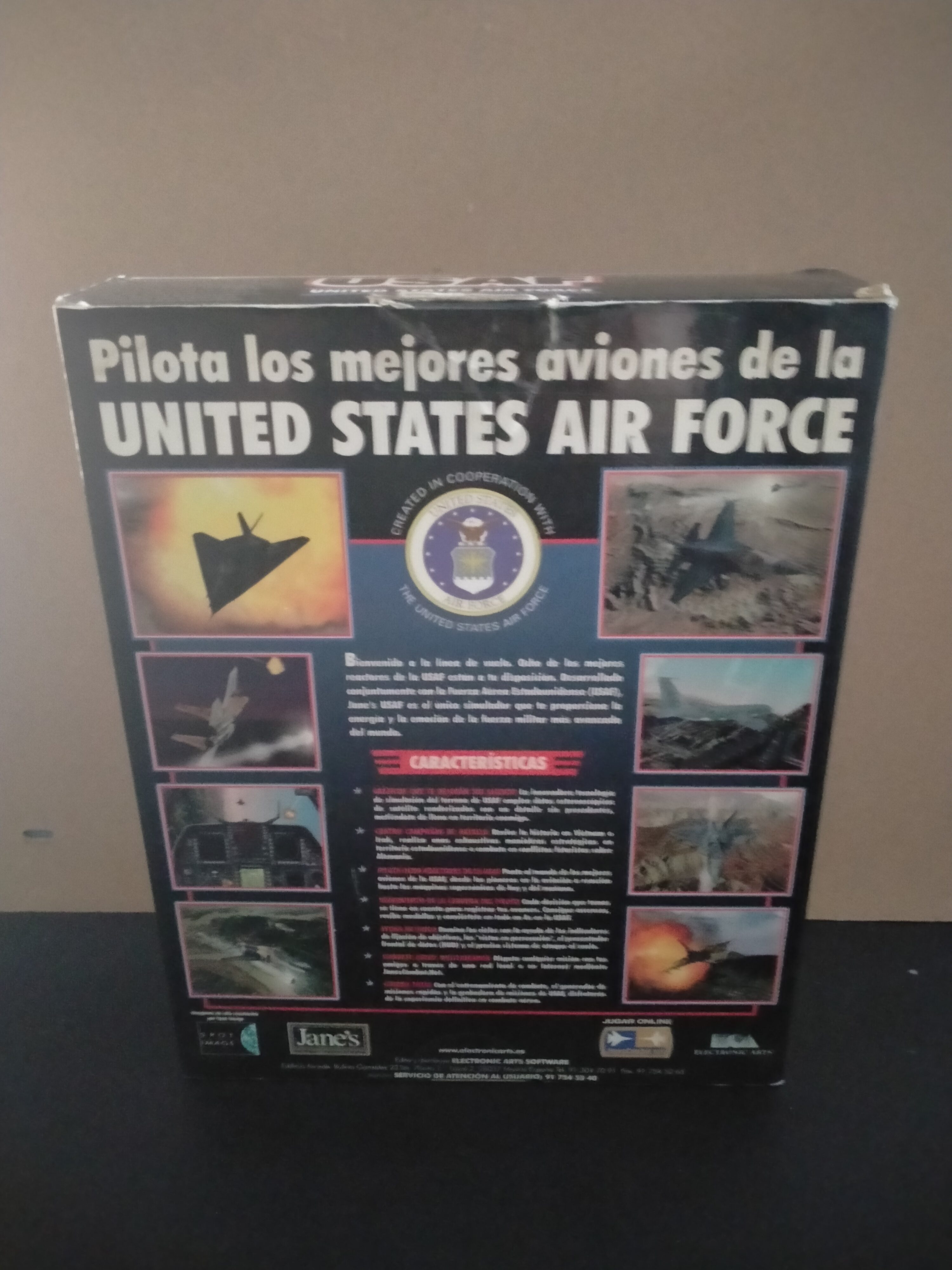 Imagen documental 2 de Jane's USAF, formato Big Box, para Windows 95, Windows 98