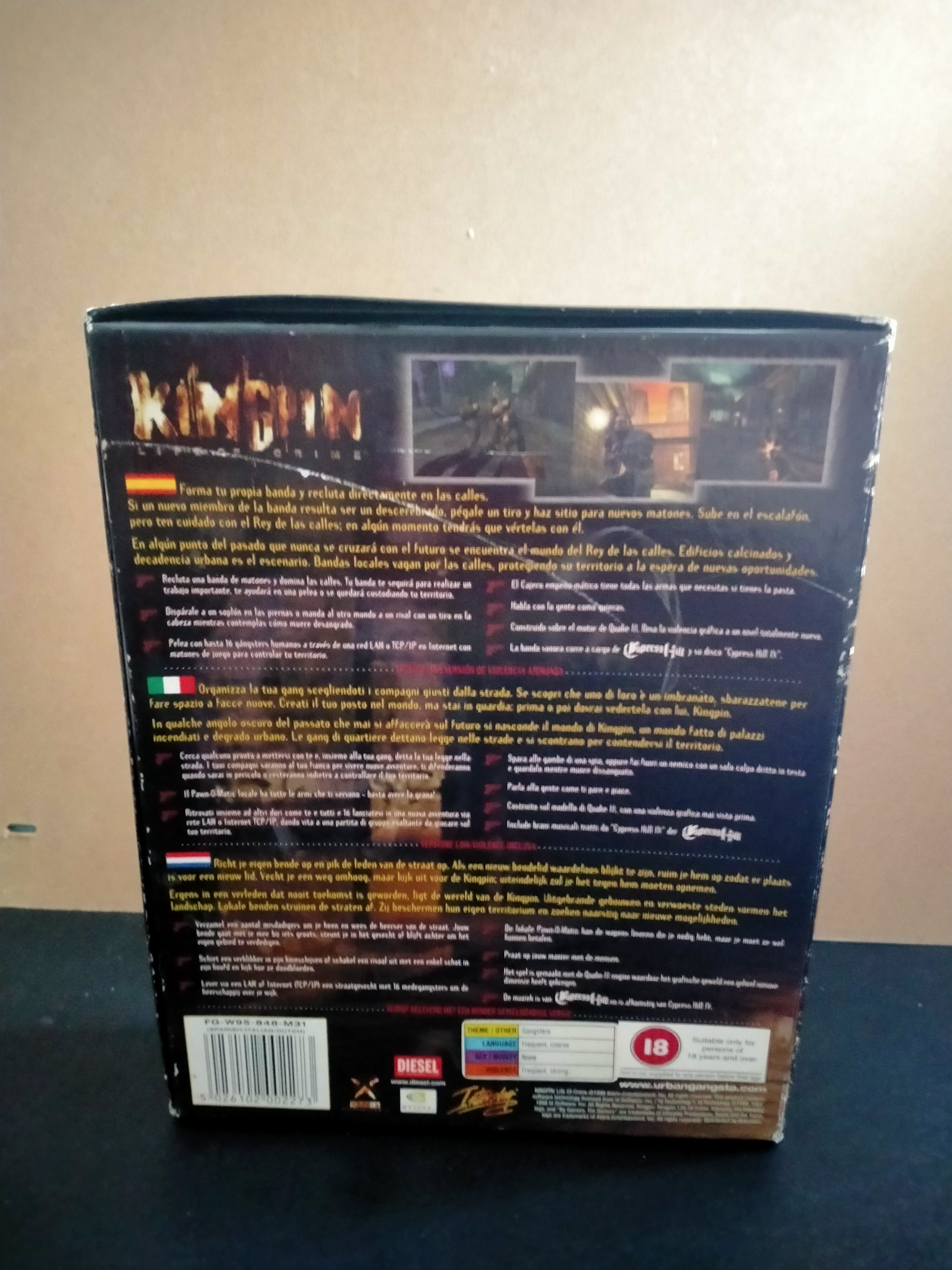 Imagen documental 2 de Kingpin: Life of Crime, formato Big Box, para Windows 95, Windows 98