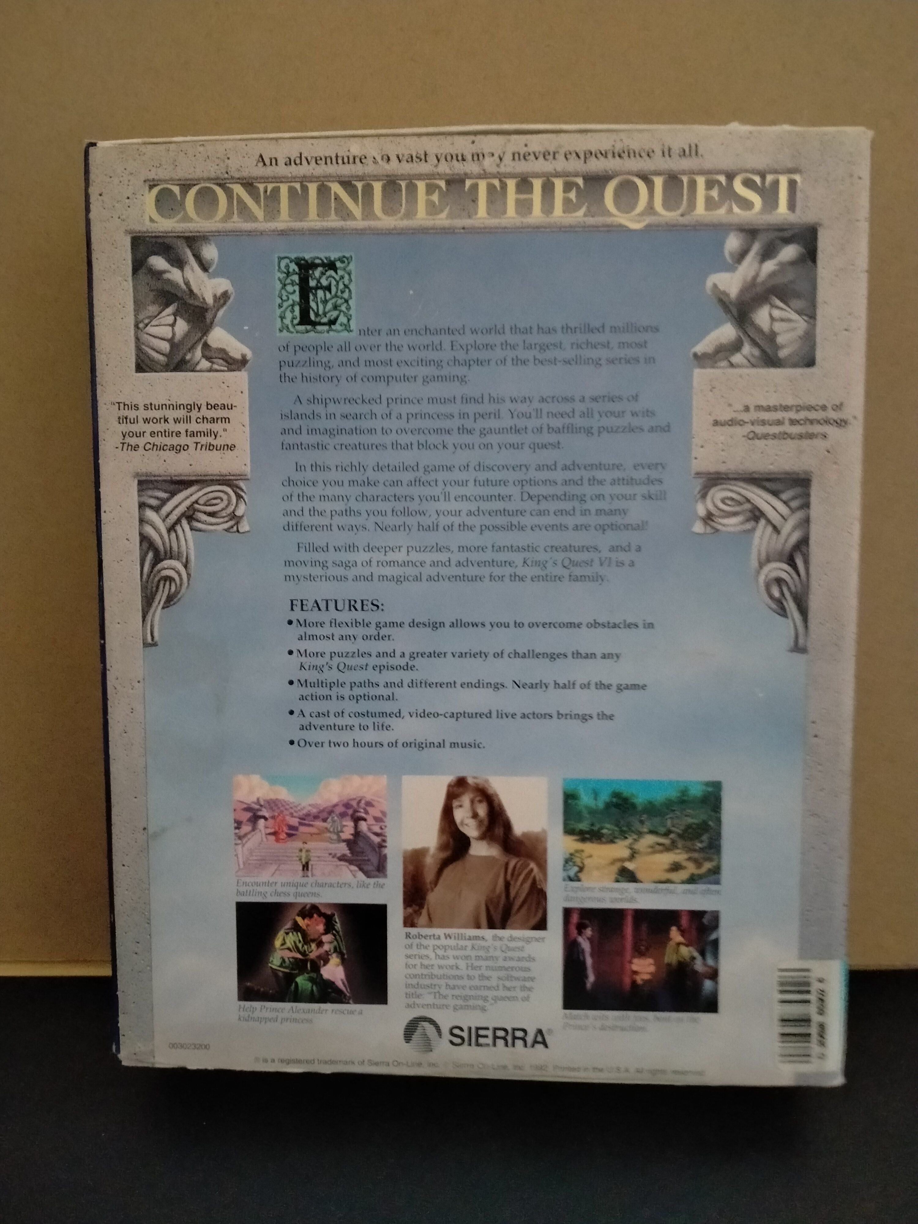 Imagen documental 2 de King’s Quest VI: Heir Today, Gone Tomorrow, formato Big Box, para MS-DOS, Win3.x, Windows 95