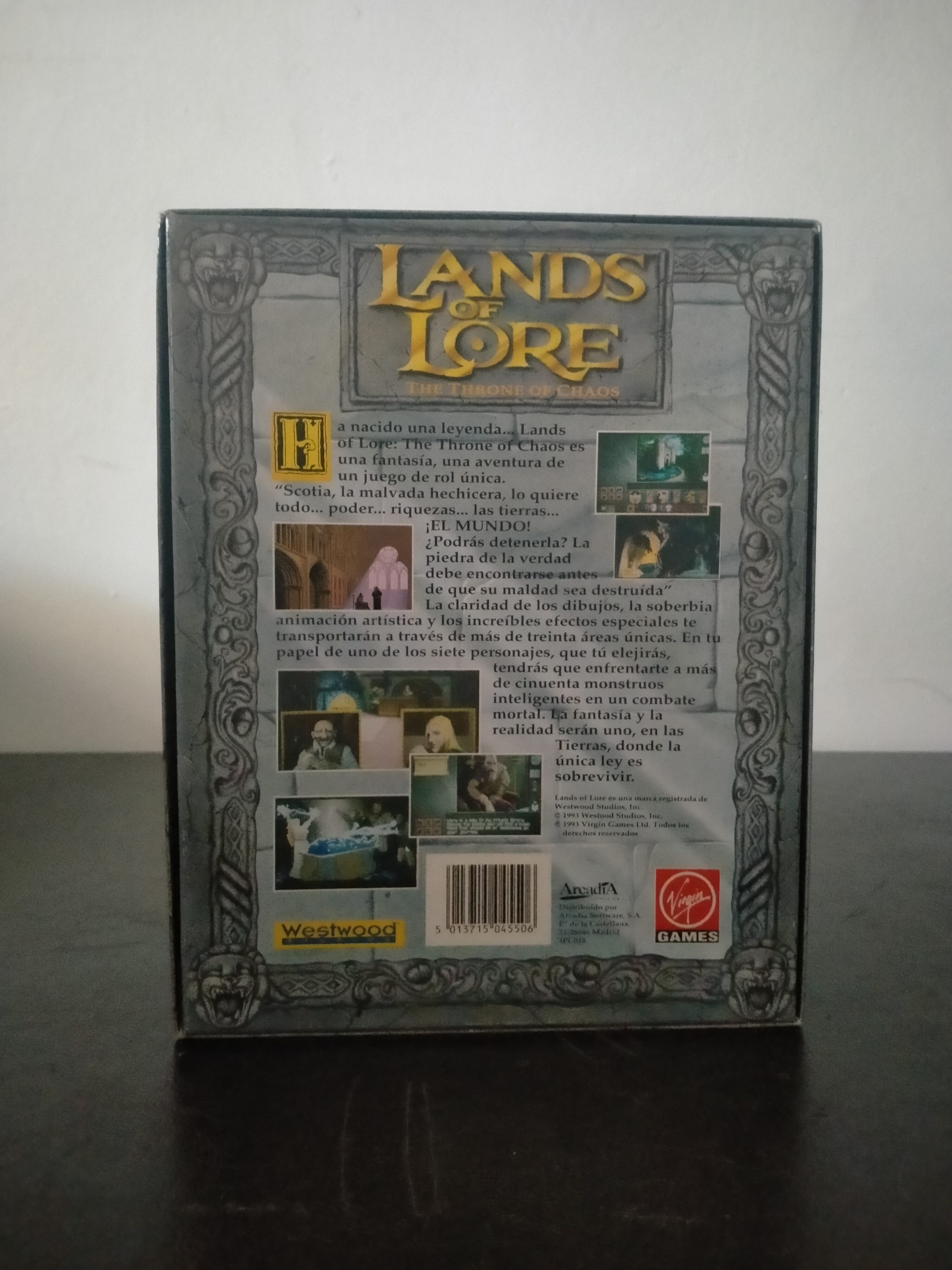 Imagen documental 2 de Lands of Lore: The Throne of Chaos, formato Big Box, para MS-DOS