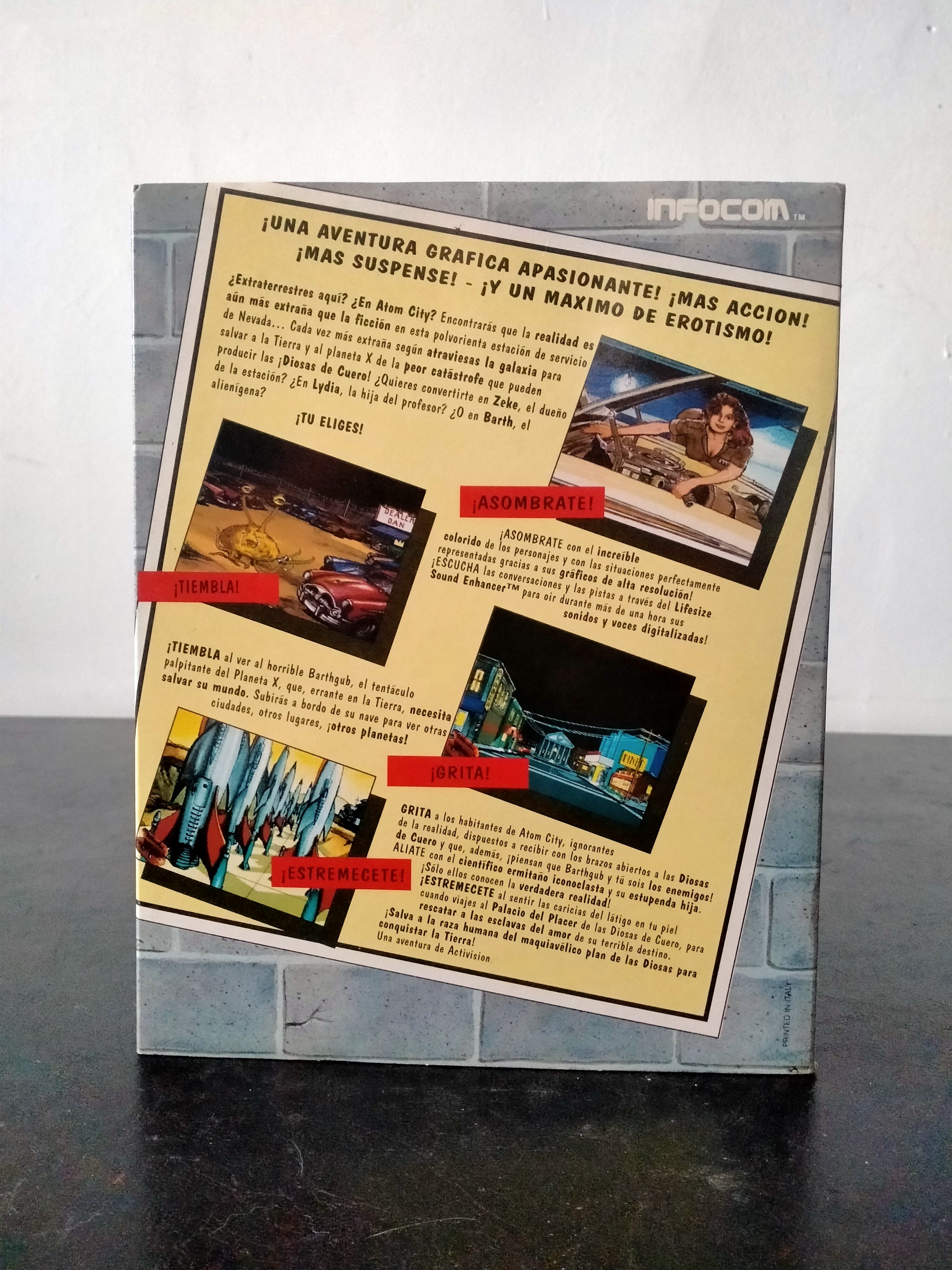 Imagen documental 2 de Leather Goddesses of Phobos! 2, formato Big Box, para MS-DOS