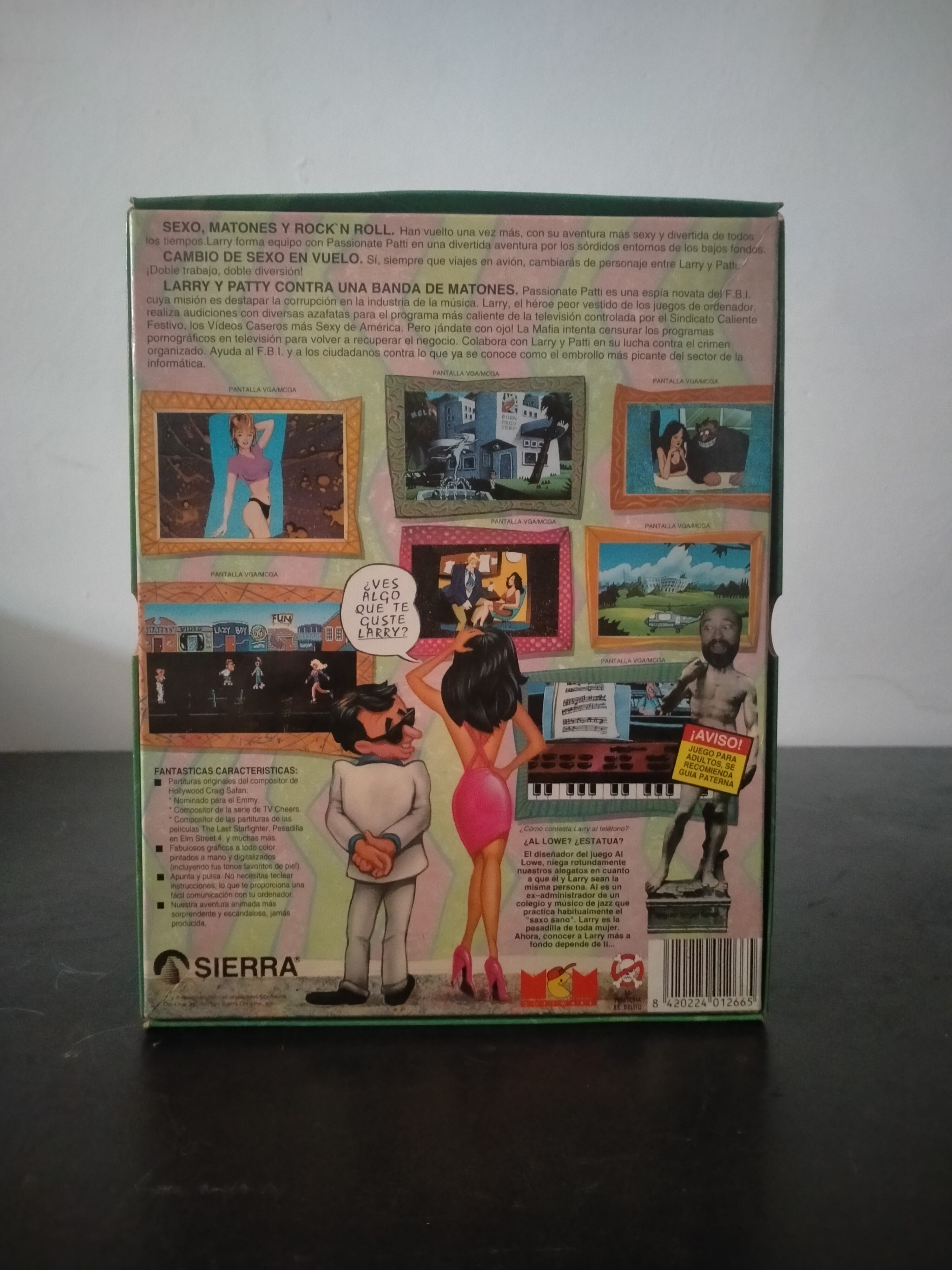 Imagen documental 2 de Leisure Suit Larry 5: Passionate Patti Does a Little Undercover Work, formato Big Box, para MS-DOS