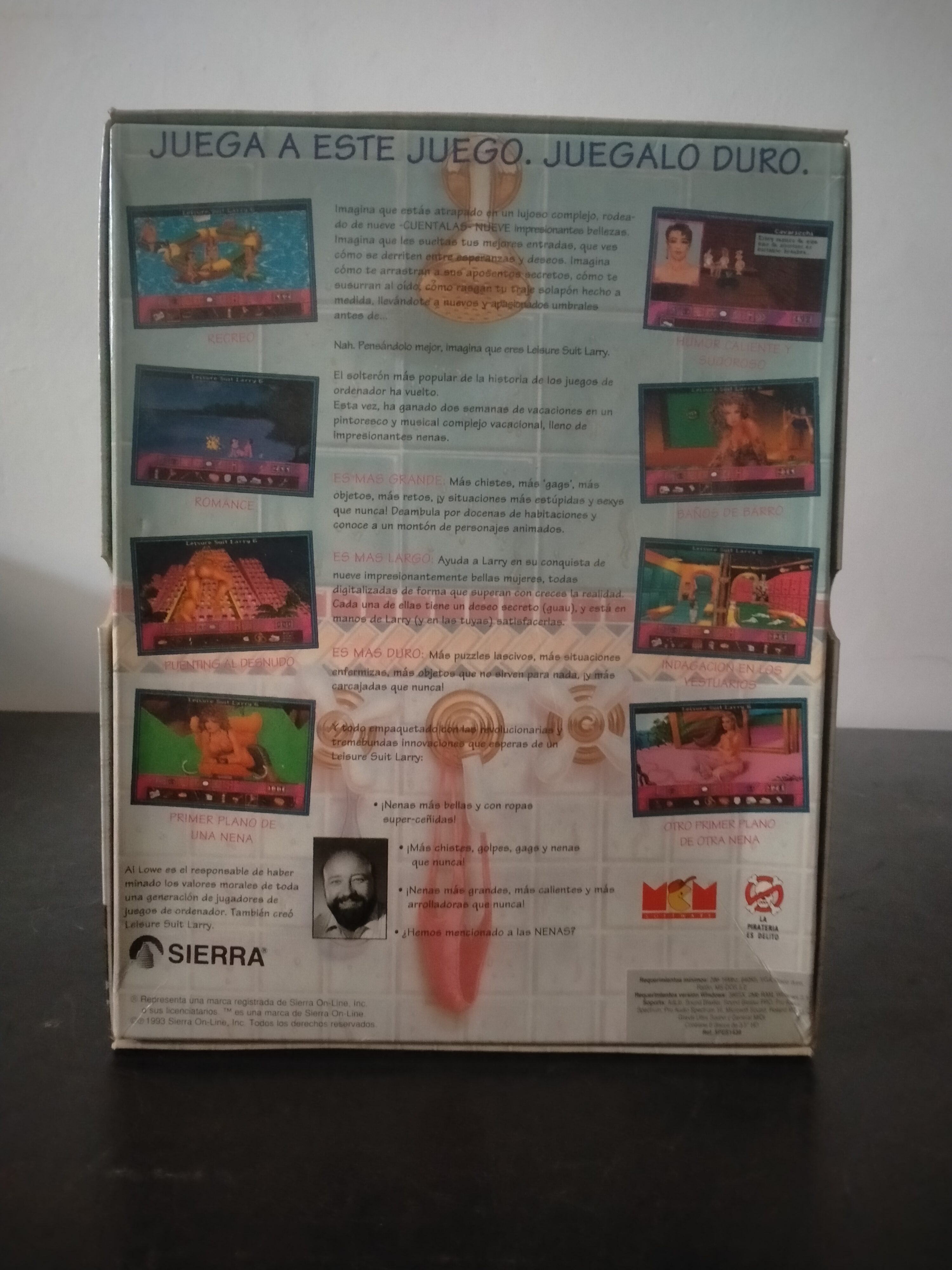 Imagen documental 2 de Leisure Suit Larry 6: Shake It Up or Slip Out!!, formato Big Box, para MS-DOS, Win3.x
