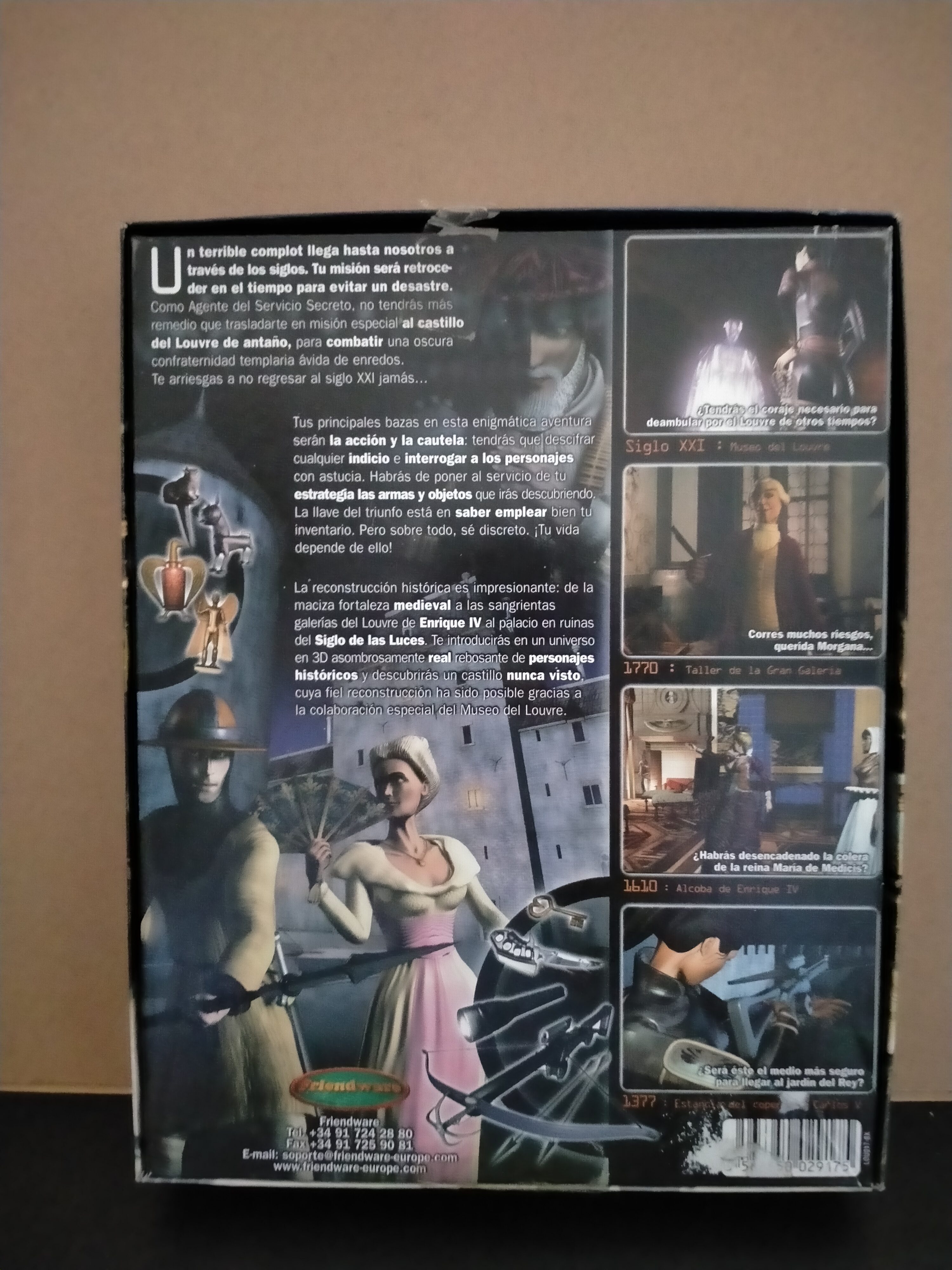 Imagen documental 2 de Louvre: La Maldición Final, formato Big Box, para Windows 95, Windows 98