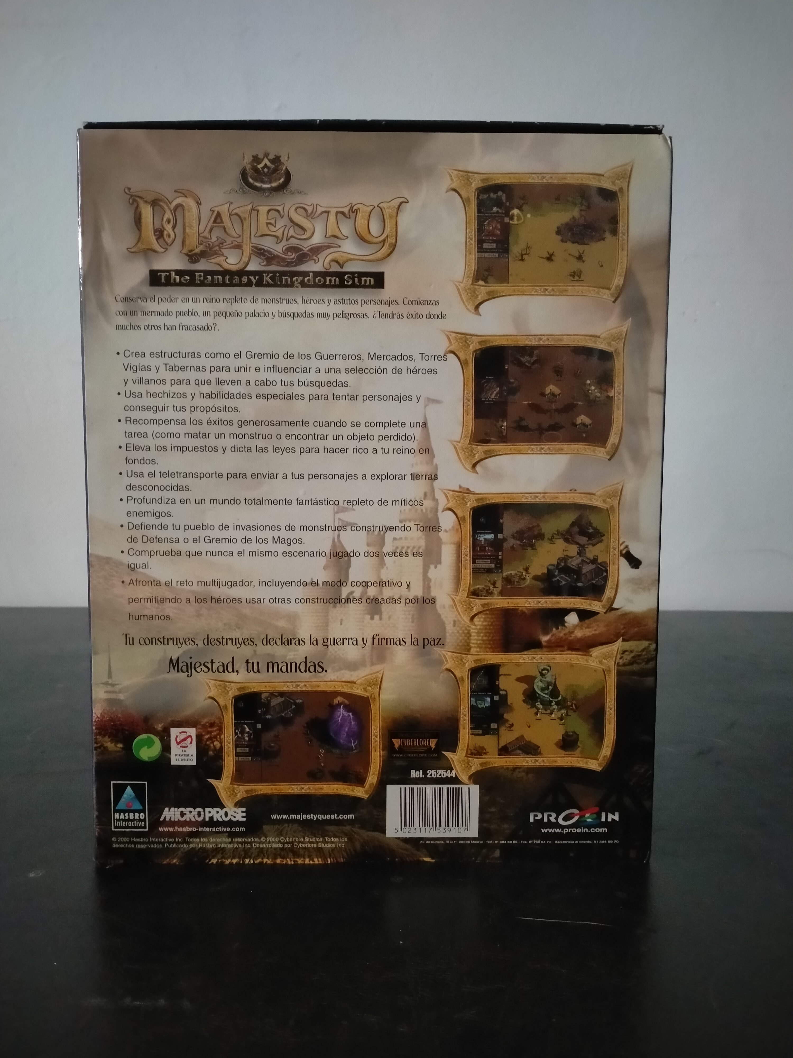 Imagen documental 2 de Majesty: The Fantasy Kingdom Sim, formato Big Box, para Windows 95, Windows 98