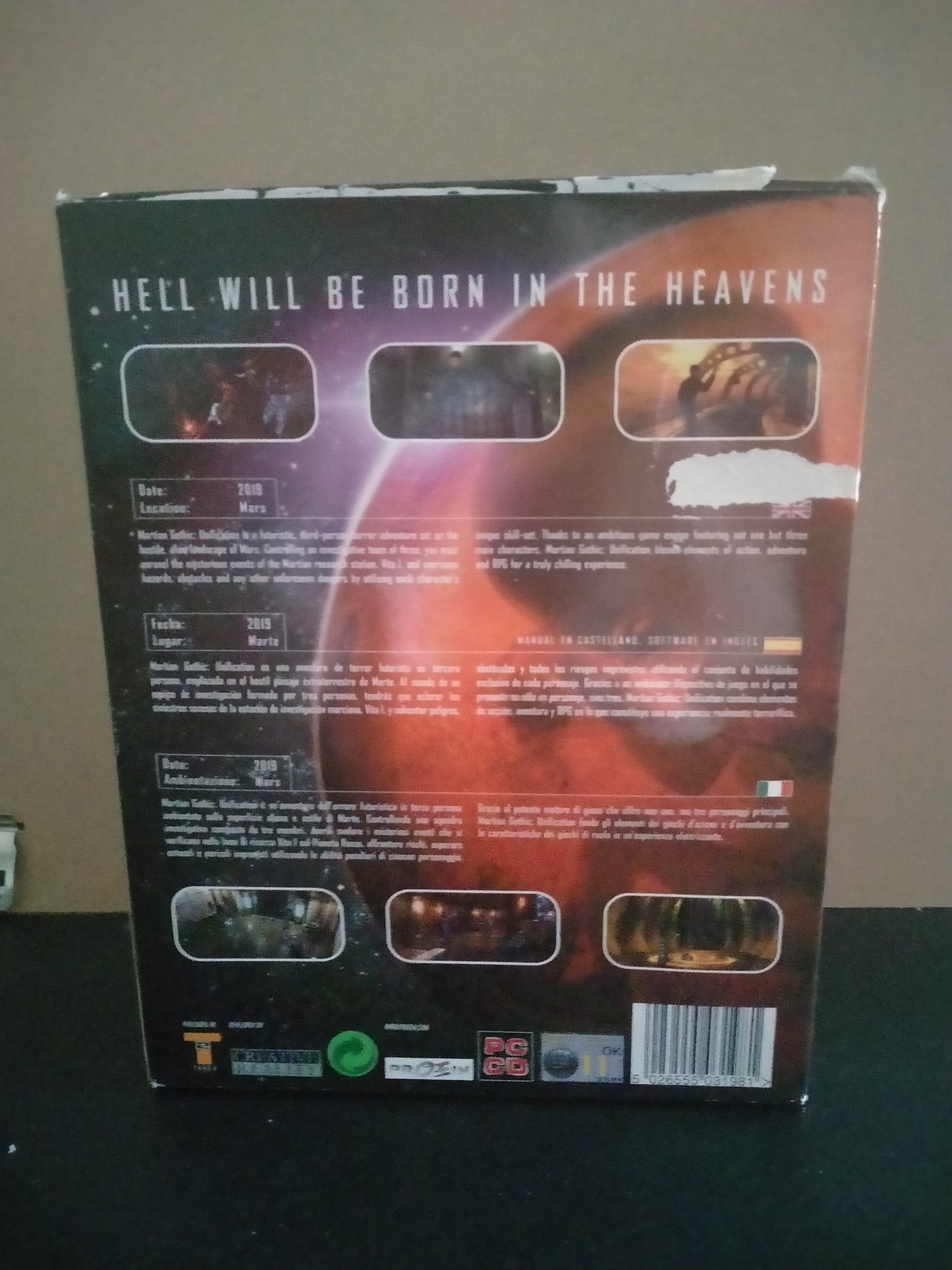 Imagen documental 2 de Martian Gothic: Unification, formato Big Box, para Windows 95, Windows 98, Windows Me