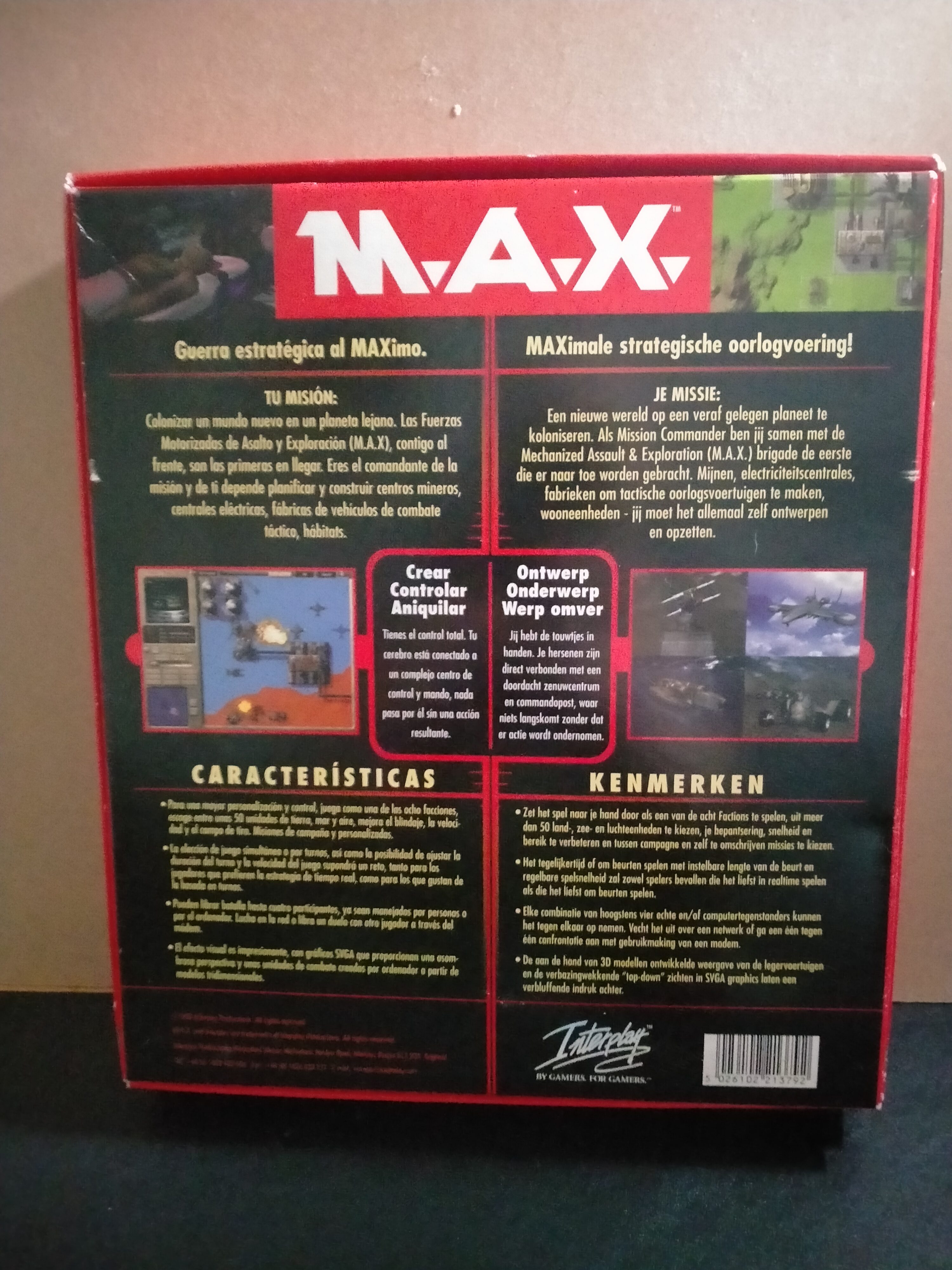 Imagen documental 2 de M.A.X.: Mechanized Assault & Exploration, formato Big Box, para MS-DOS, Windows 95