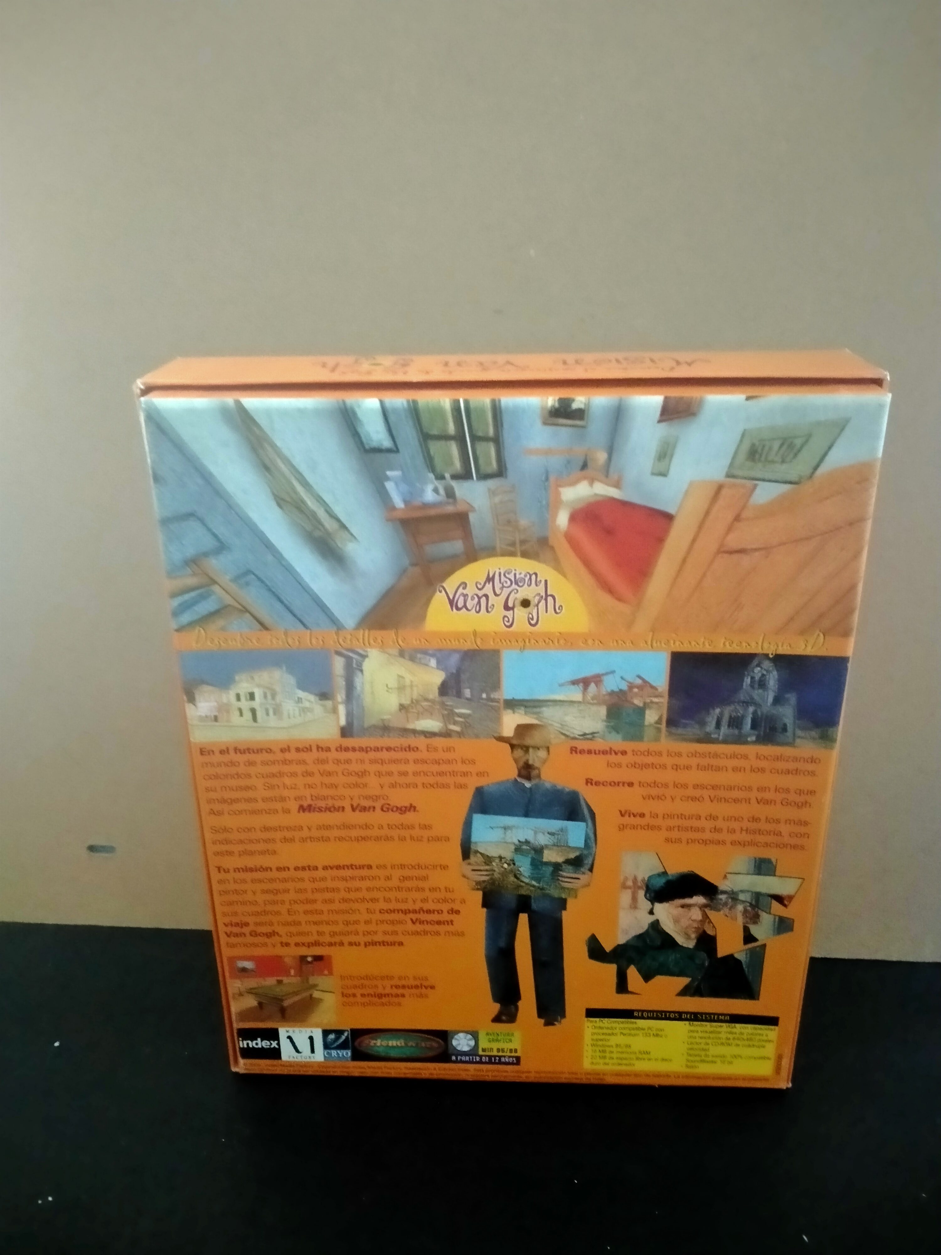 Imagen documental 2 de Misión Van Gogh, formato Big Box, para Windows 95, Windows 98