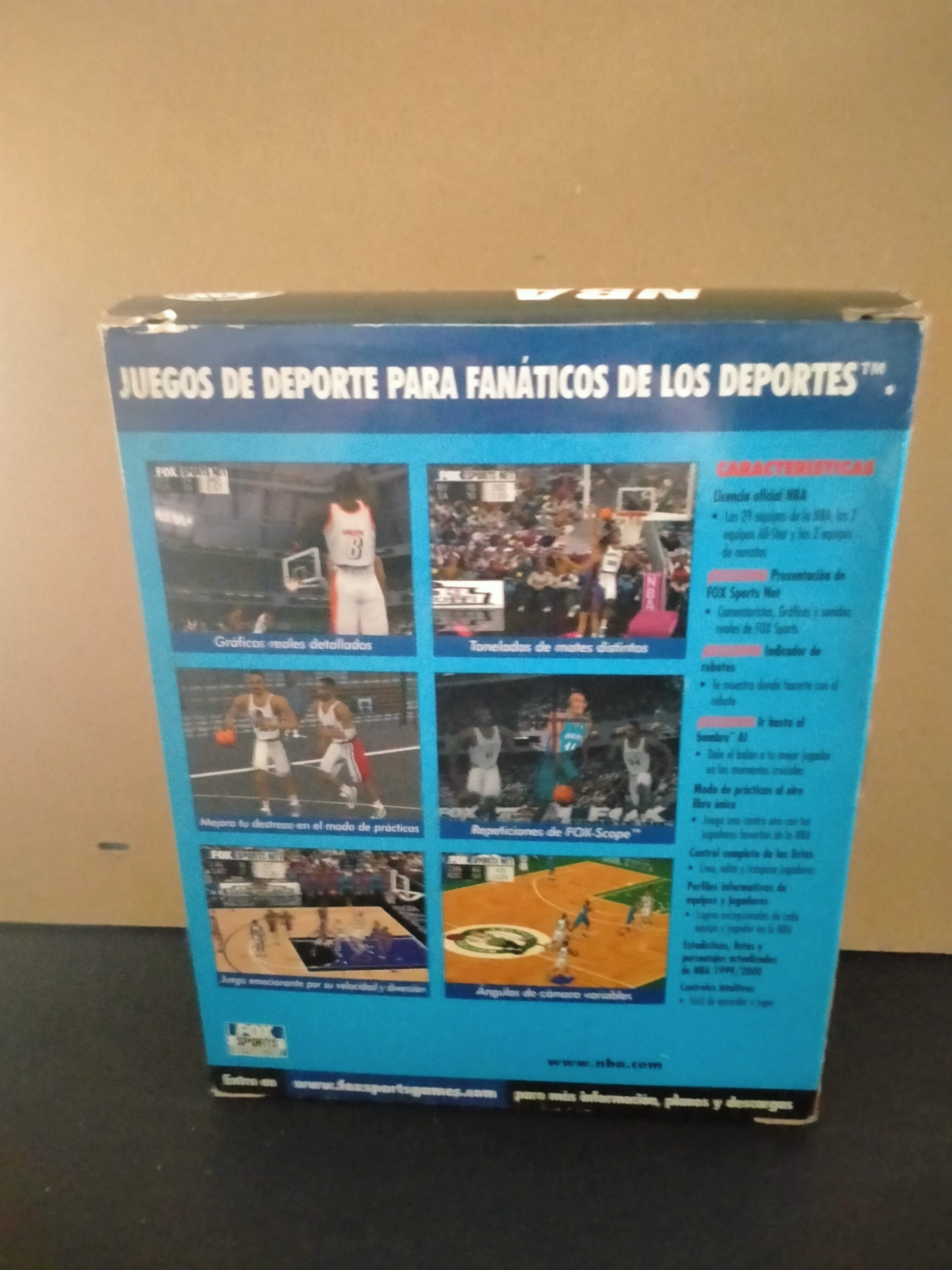 Imagen documental 2 de NBA Basketball 2000, formato Big Box, para Windows 95, Windows 98