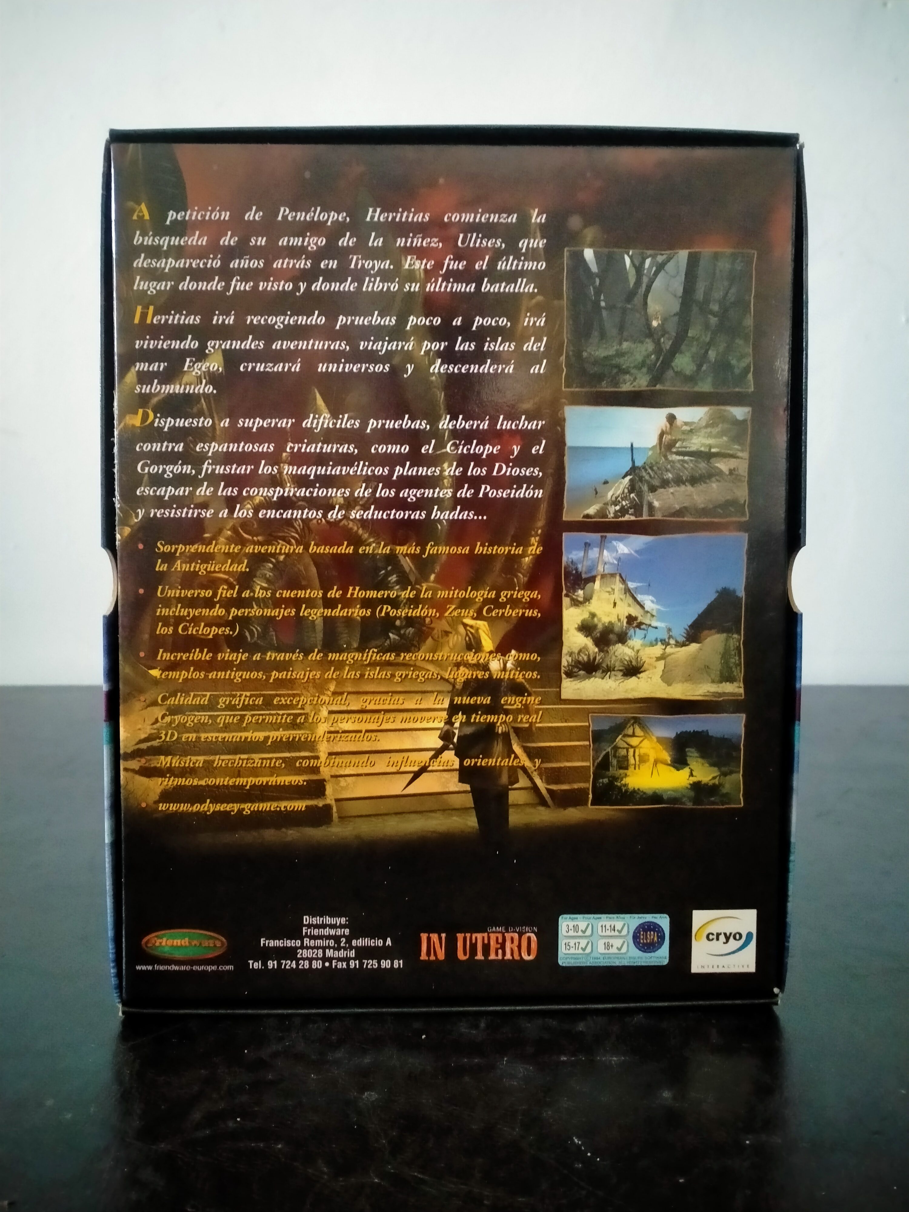 Imagen documental 2 de Odisea: La Búsqueda de Ulises, formato Big Box, para Windows 95, Windows 98