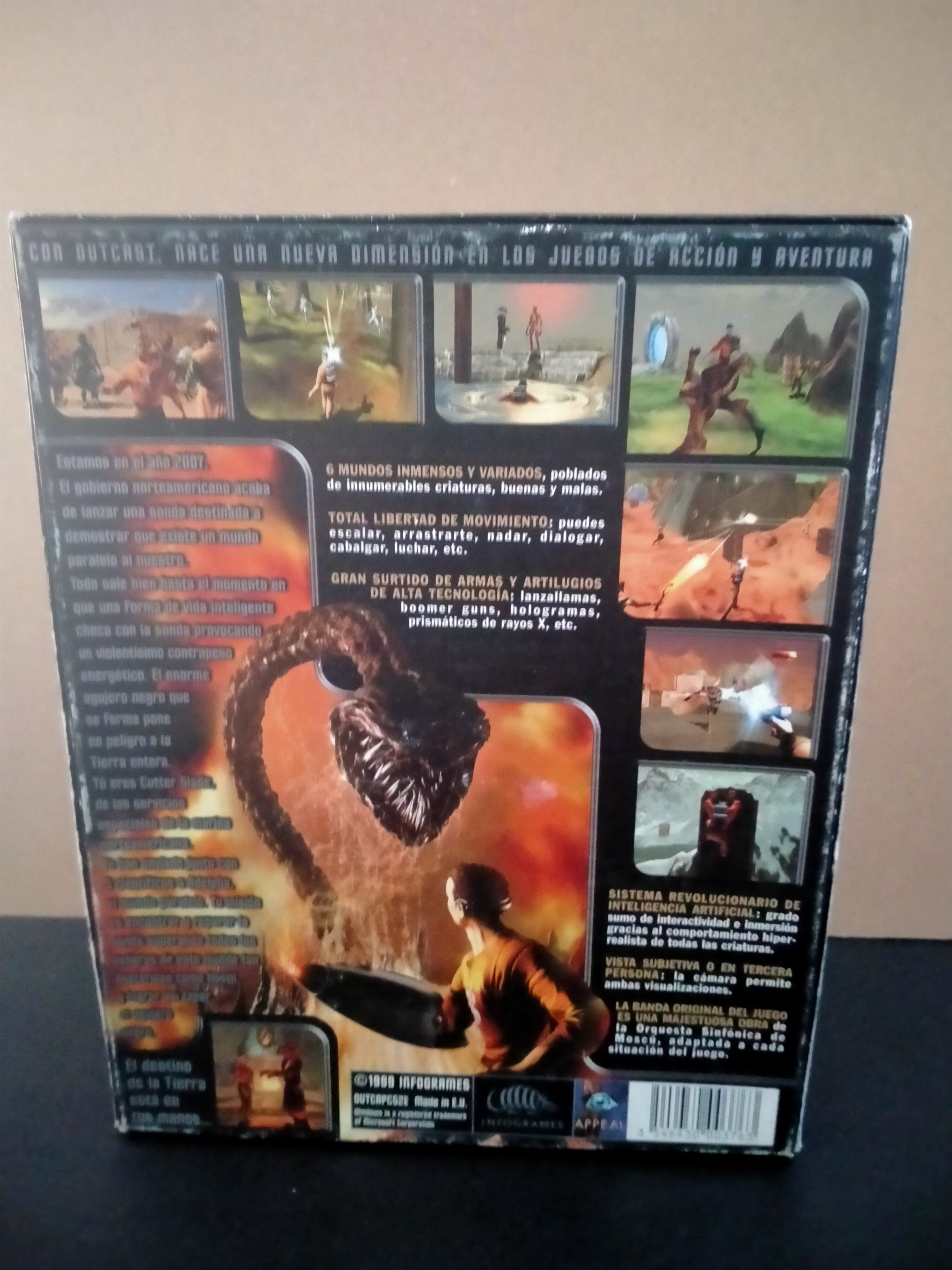 Imagen documental 2 de Outcast, formato Big Box, para Windows 95, Windows 98, Windows Me