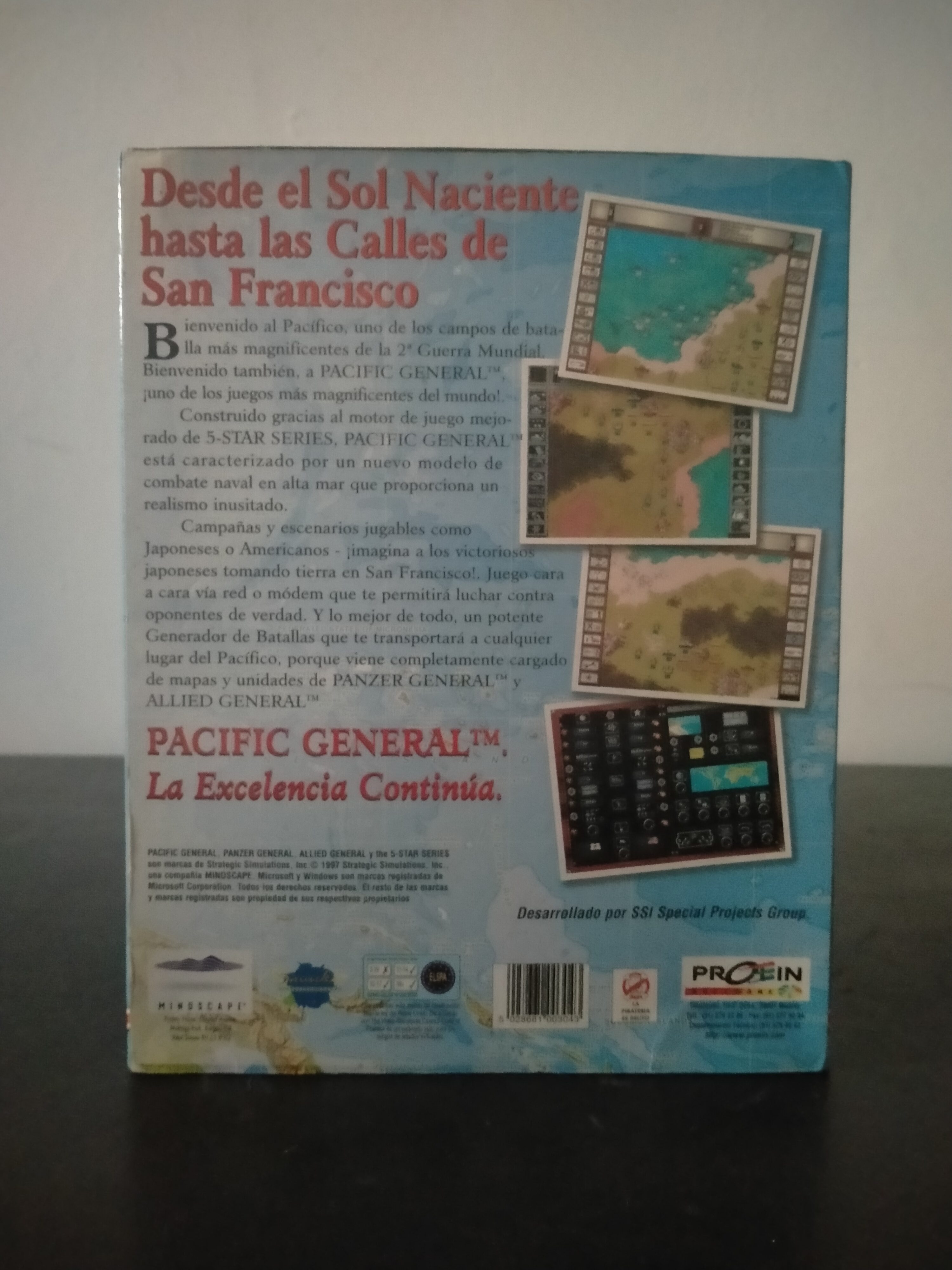Imagen documental 2 de Pacific General, formato Big Box, para Windows 95