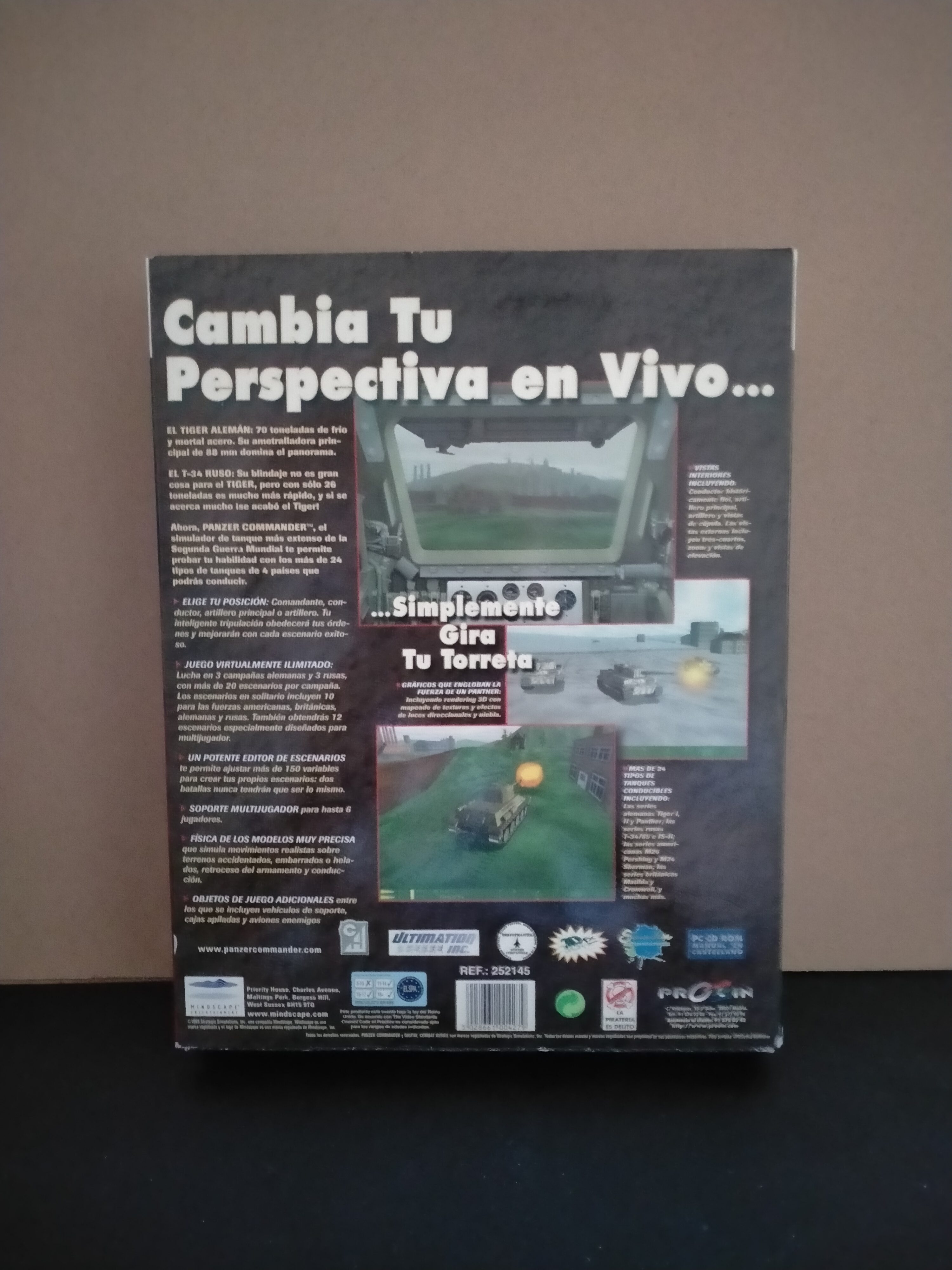 Imagen documental 2 de Panzer Commander: WWII Tank Simulator, formato Big Box, para Windows 95, Windows 98