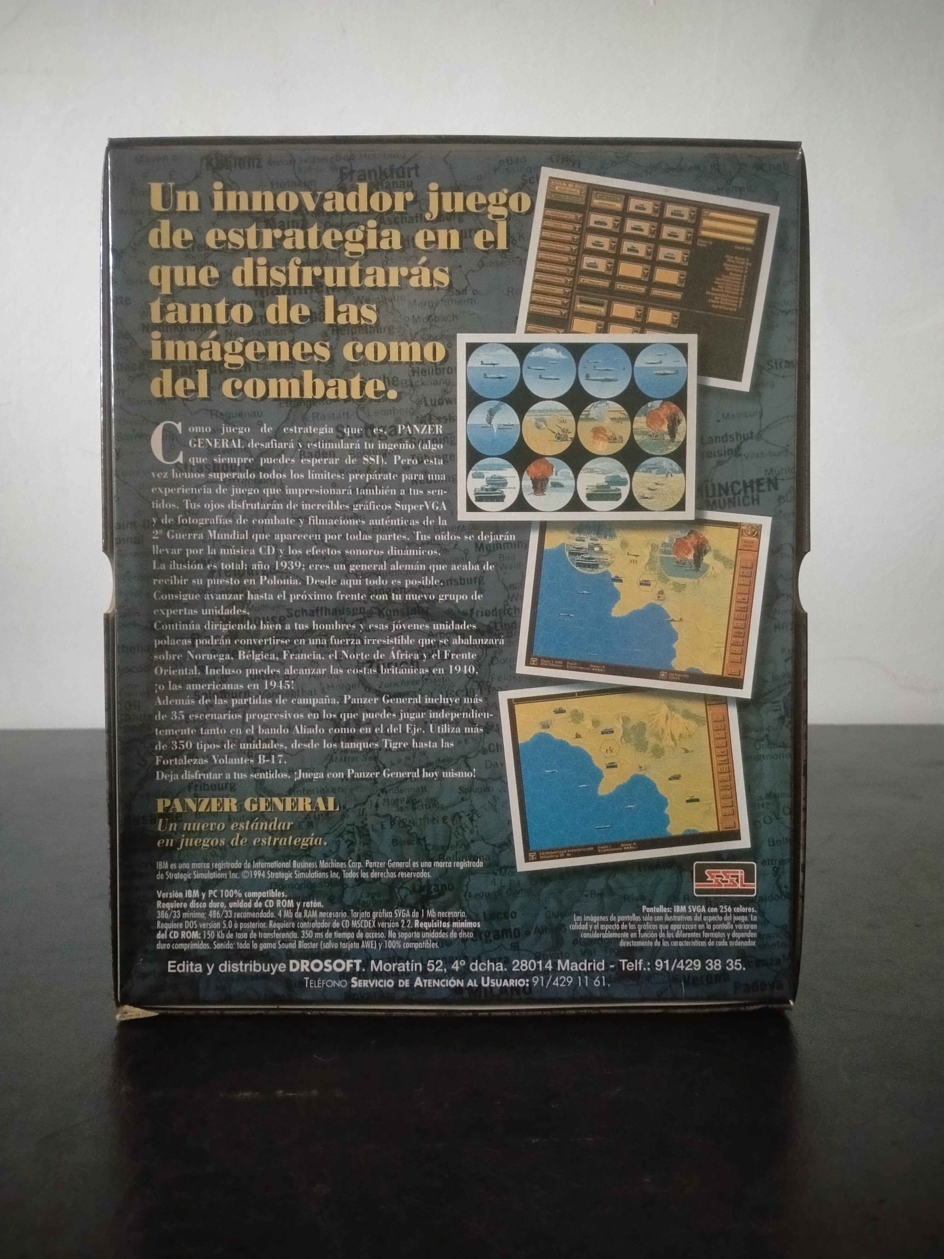 Imagen documental 2 de Panzer General, formato Big Box, para MS-DOS