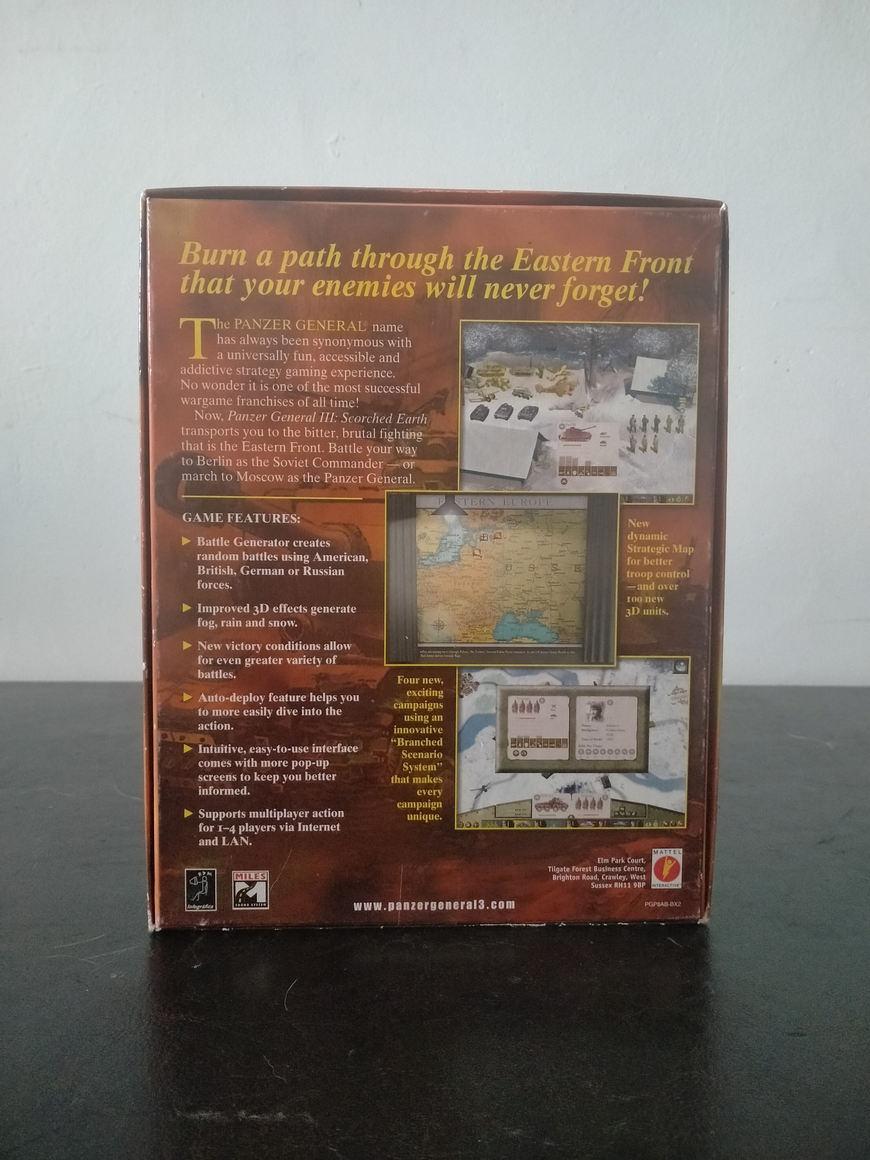 Imagen documental 2 de Panzer General III: Scorched Earth, formato Big Box, para Windows 95, Windows 98