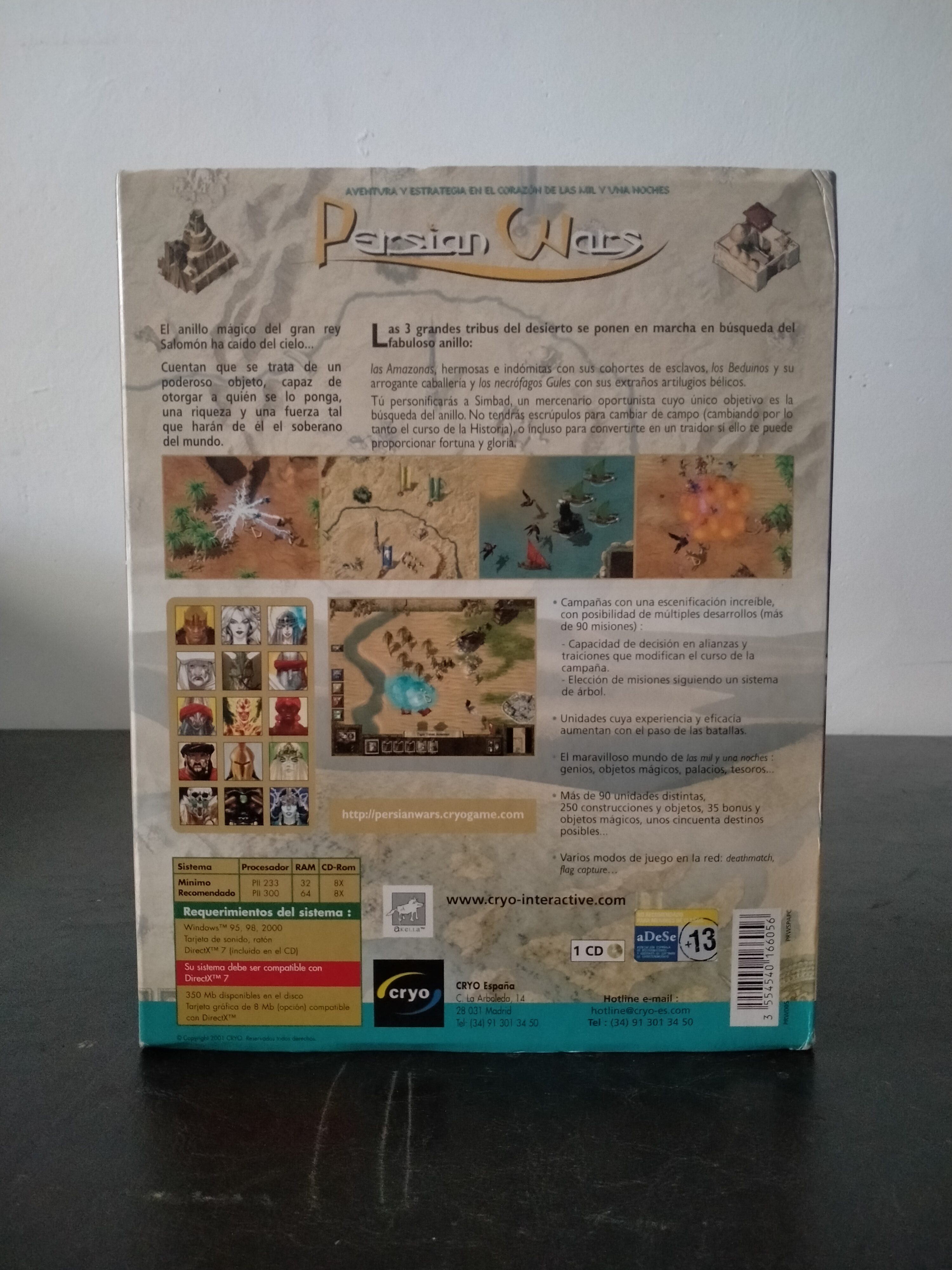 Imagen documental 2 de Persian Wars, formato Big Box, para Windows 95, Windows 98, Win2000