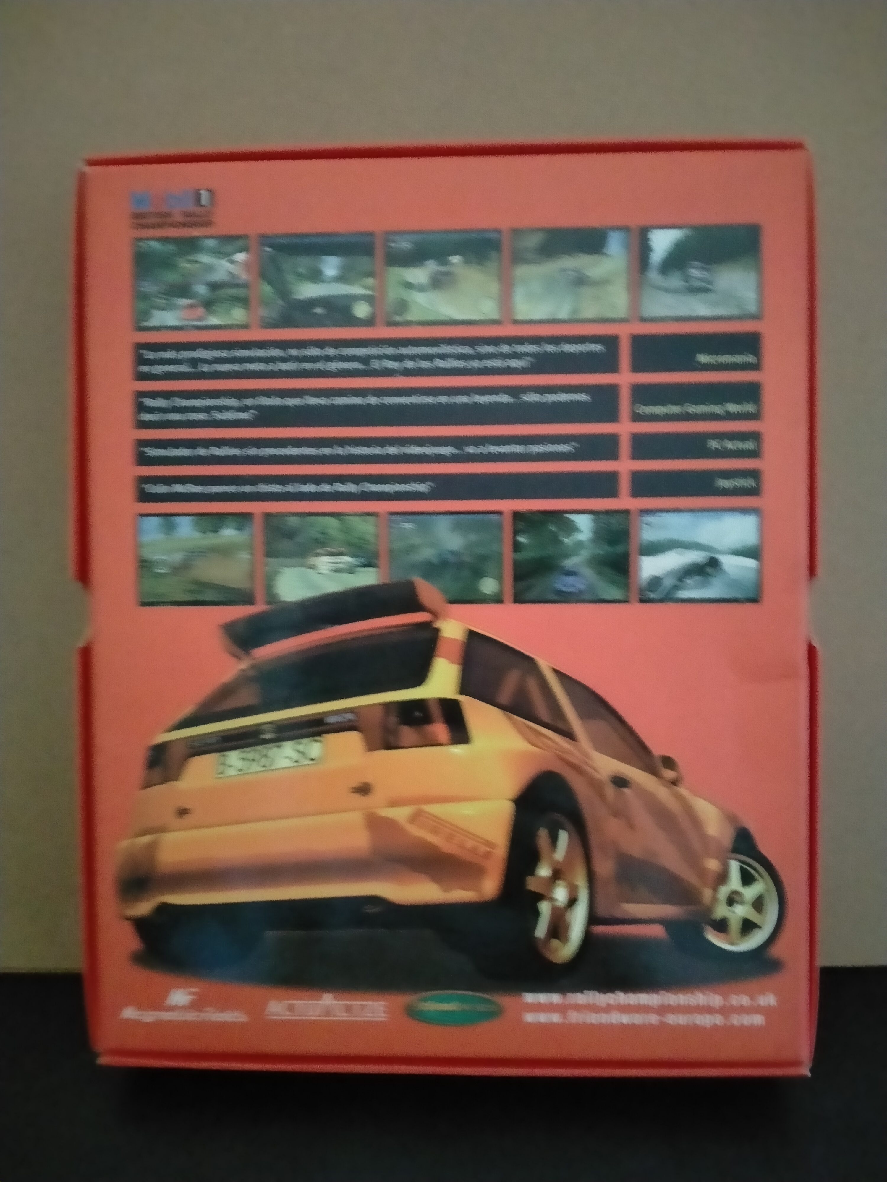 Imagen documental 2 de Rally Championship, formato Big Box, para Windows 95, Windows 98, Windows Me