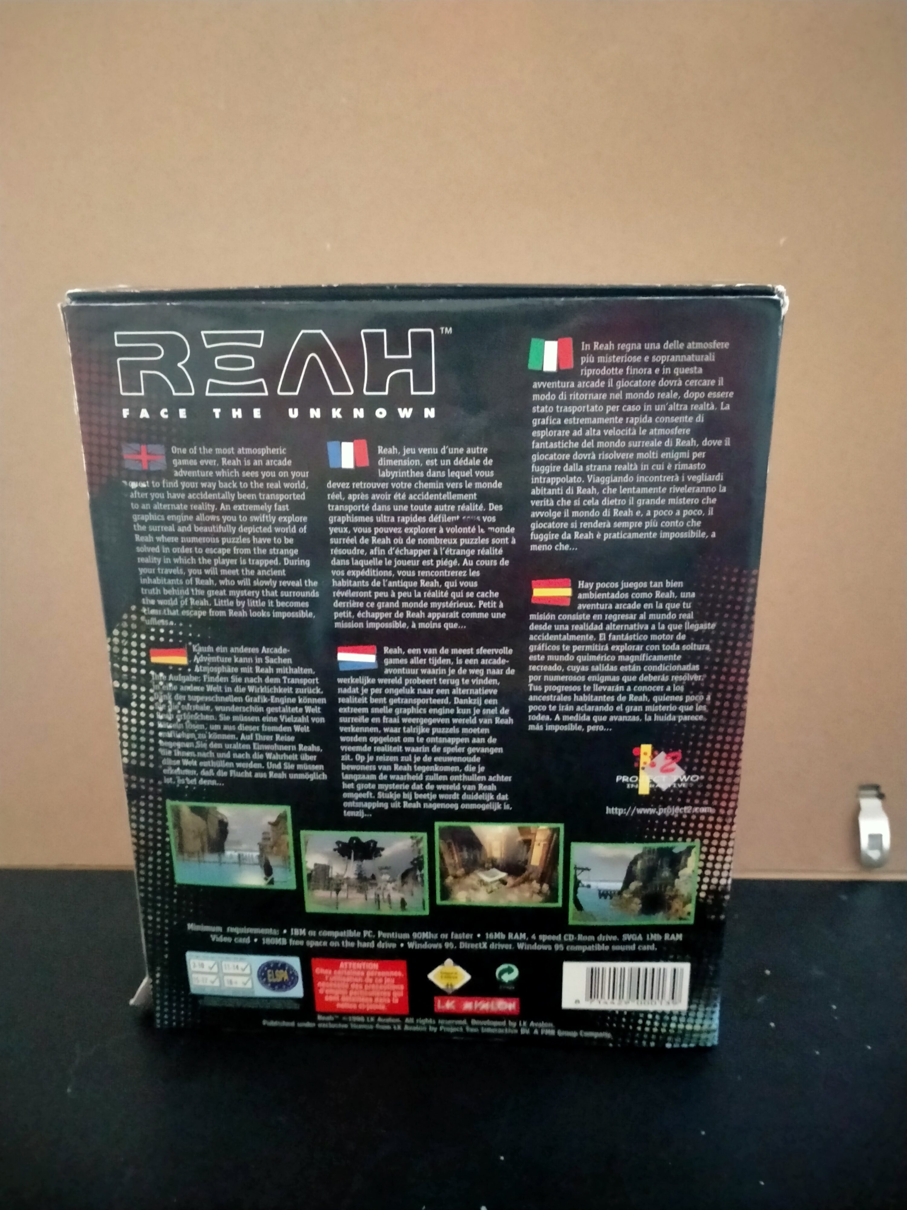 Imagen documental 2 de REAH: Face the Unknown, formato Big Box, para Windows 95, Windows 98