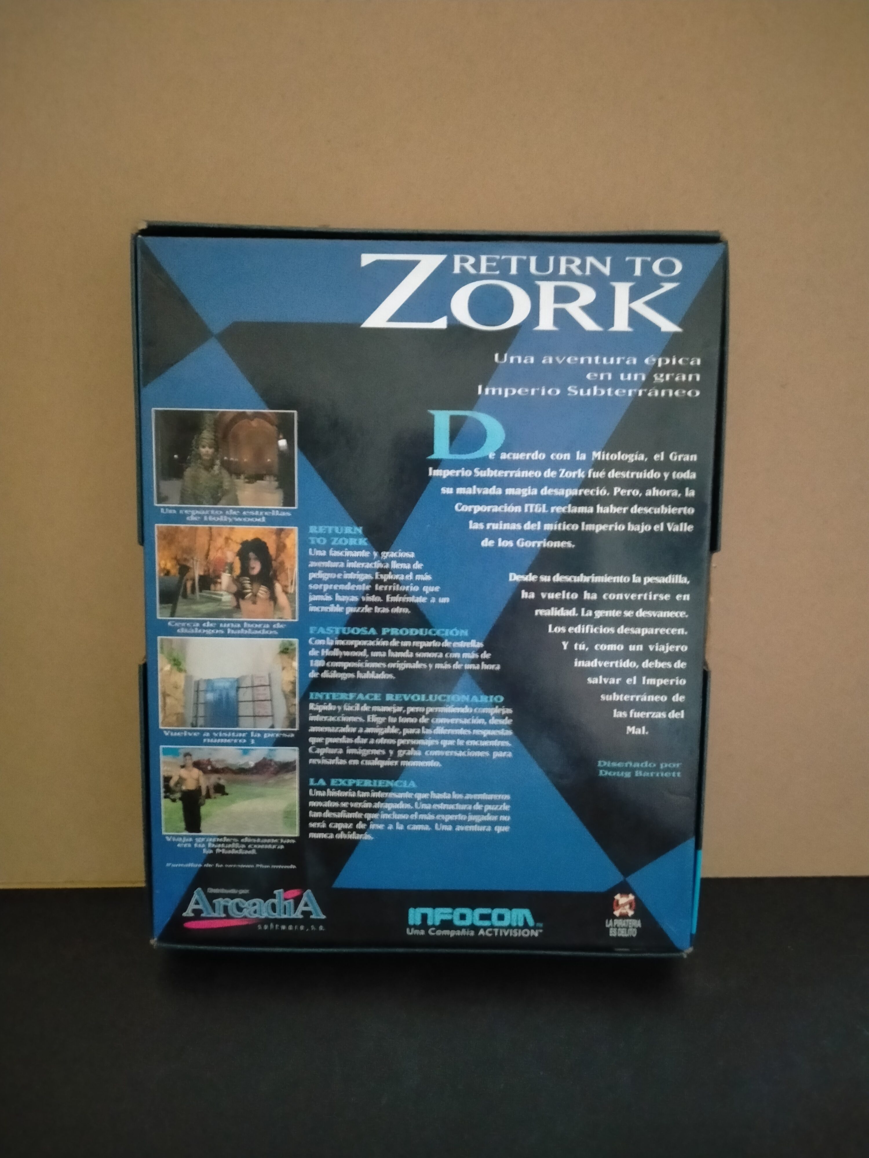 Imagen documental 2 de Return to Zork, formato Big Box, para MS-DOS, Windows 95, Windows 98