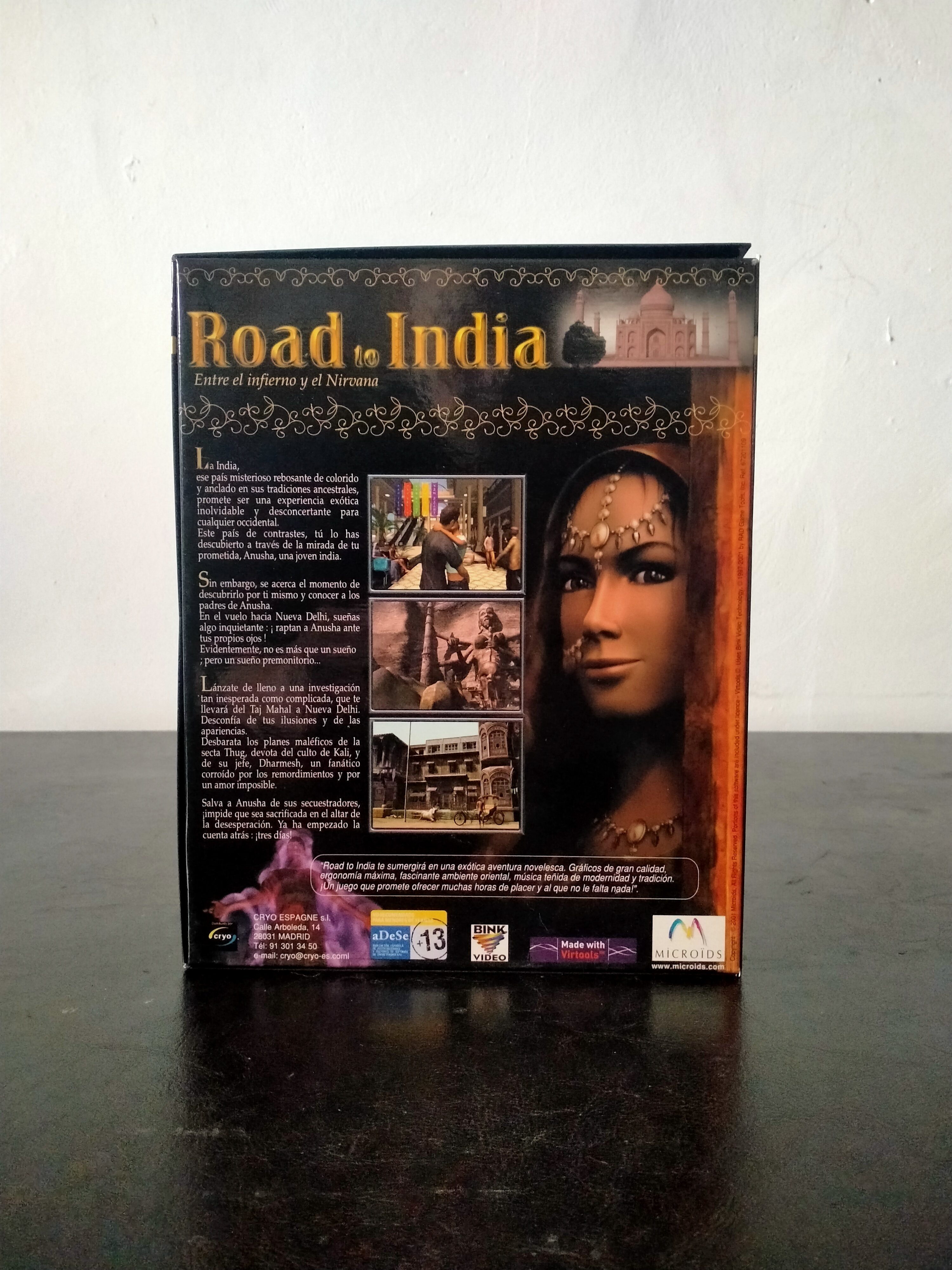 Imagen documental 2 de Road to India, formato Big Box, para Windows 95, Windows 98, Windows Me