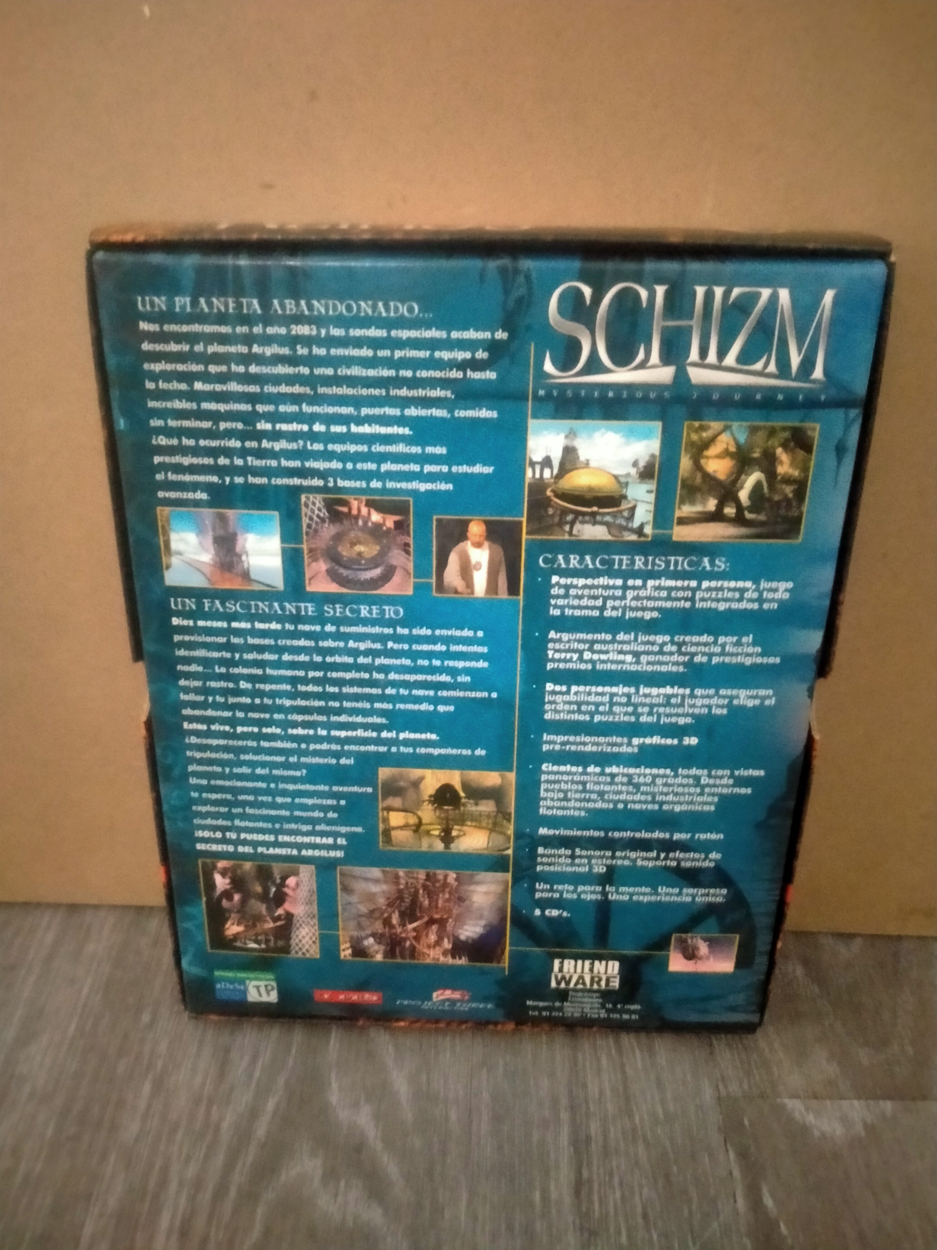 Imagen documental 2 de Schizm: Mysterious Journey, formato Big Box, para Windows 95, Windows 98