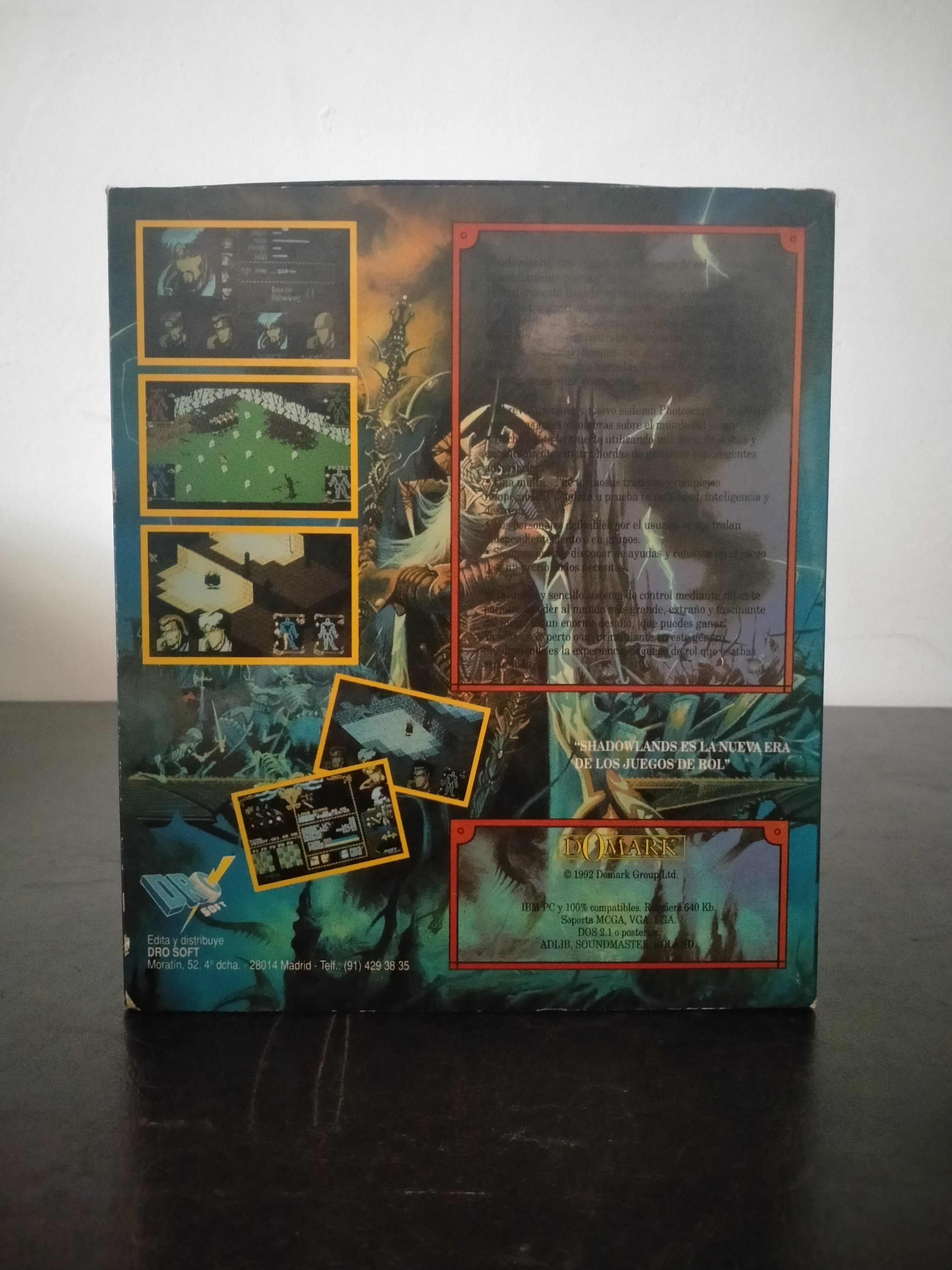 Imagen documental 2 de Shadowlands, formato Big Box, para MS-DOS