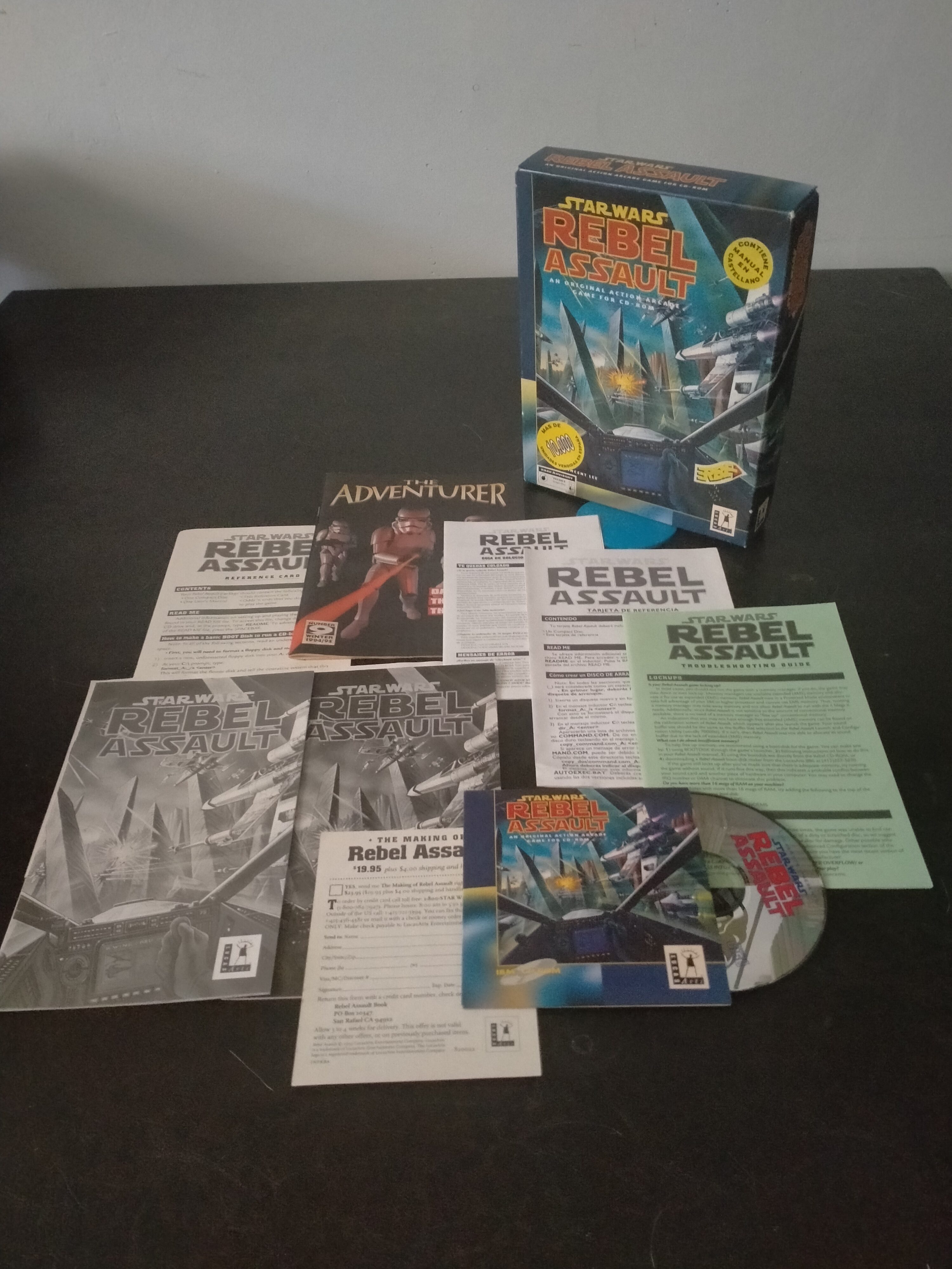 Imagen documental 3 de Star Wars: Rebel Assault, formato Big Box, para MS-DOS