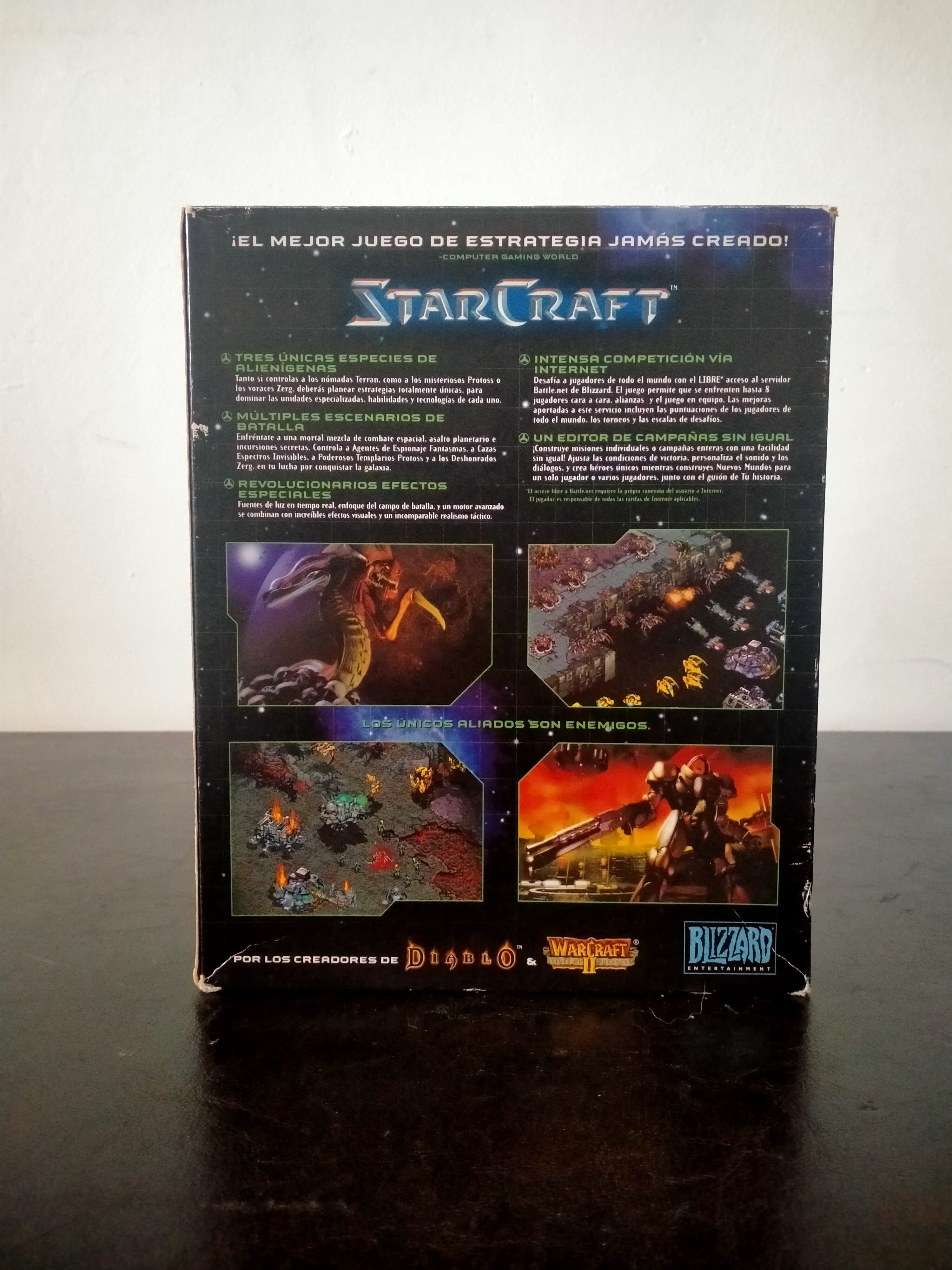Imagen documental 2 de StarCraft, formato Big Box, para Windows 95, Windows 98, Windows NT
