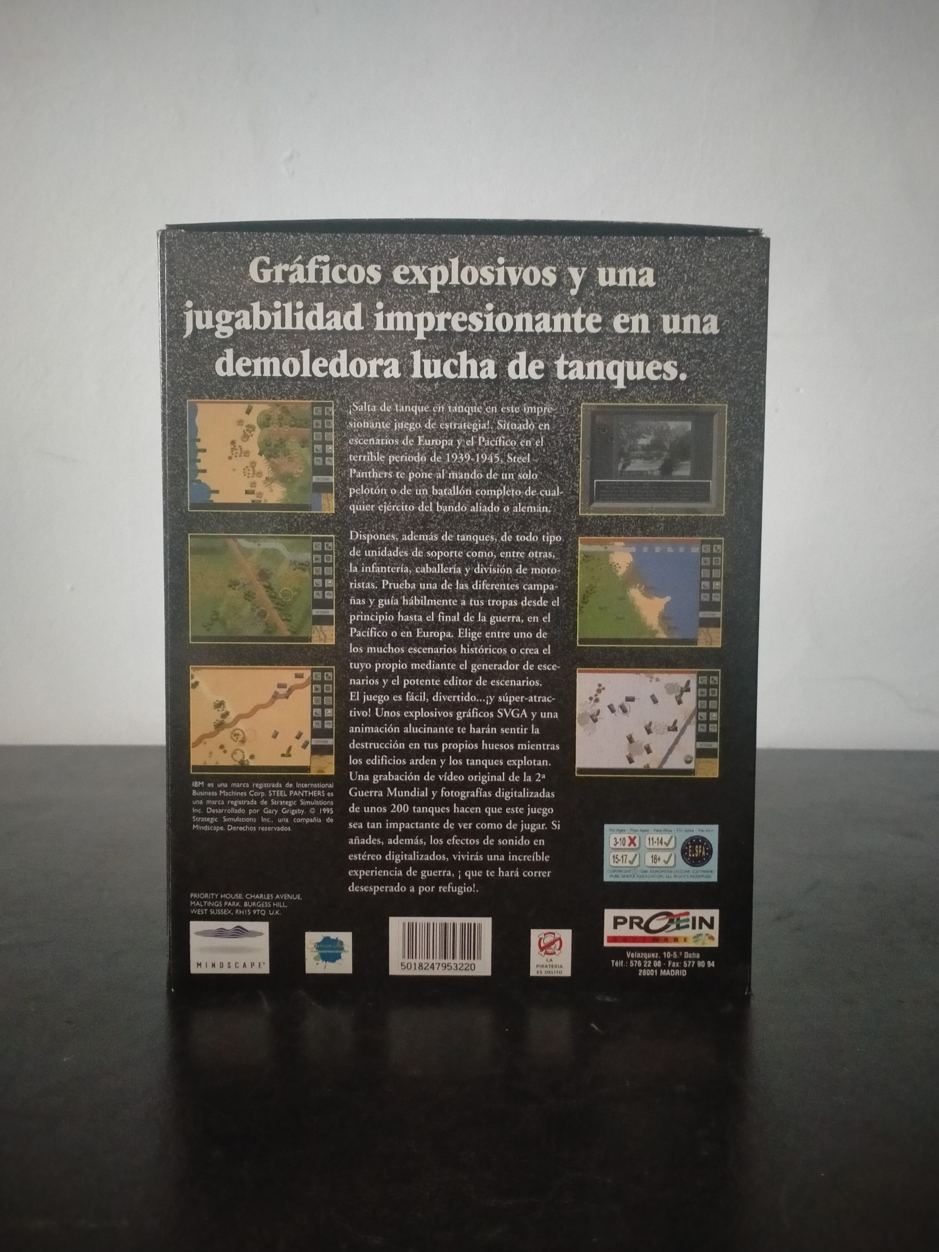 Imagen documental 2 de Steel Panthers, formato Big Box, para MS-DOS