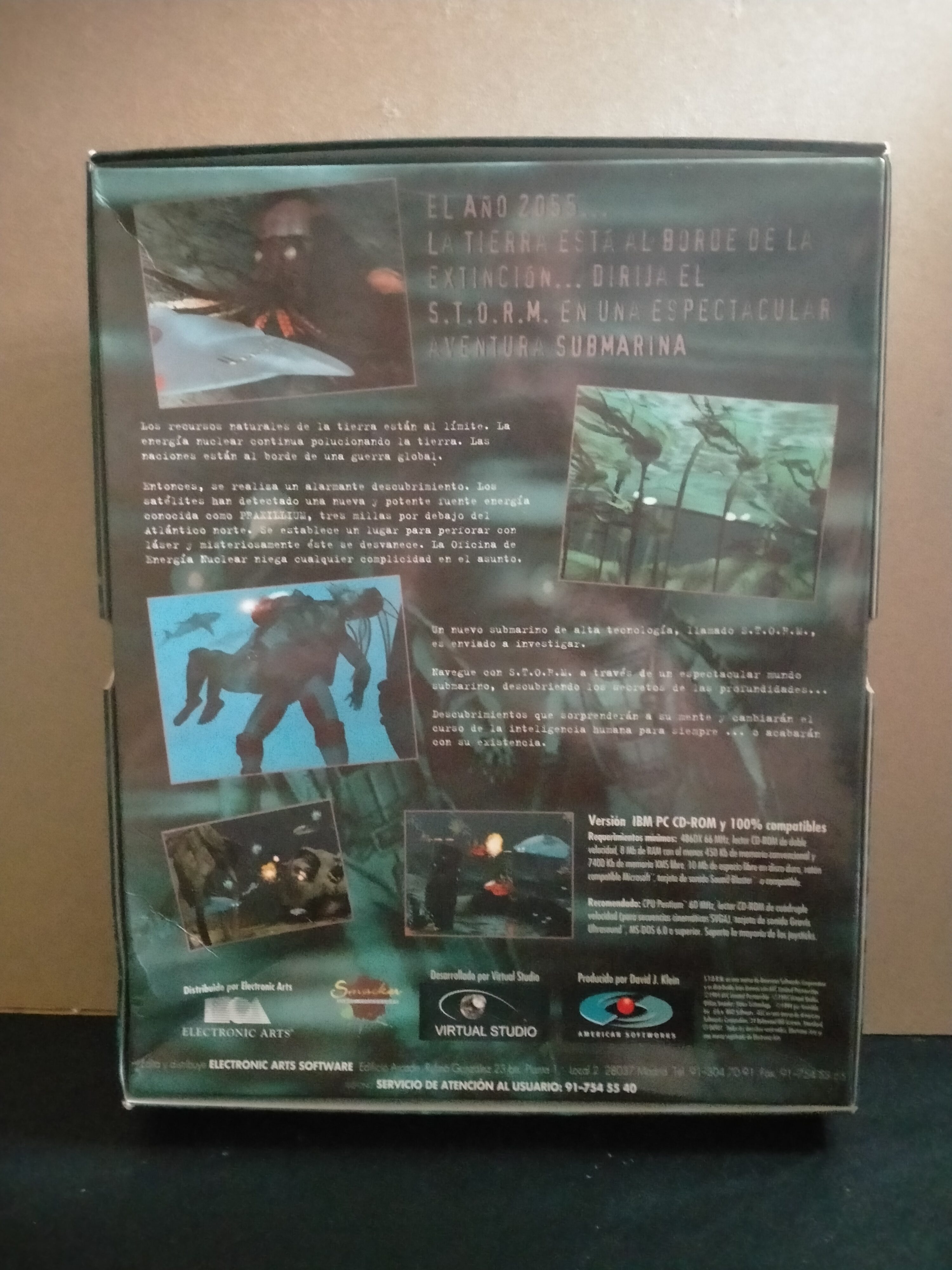 Imagen documental 2 de S.T.O.R.M., formato Big Box, para MS-DOS, Win3.x, Windows 95