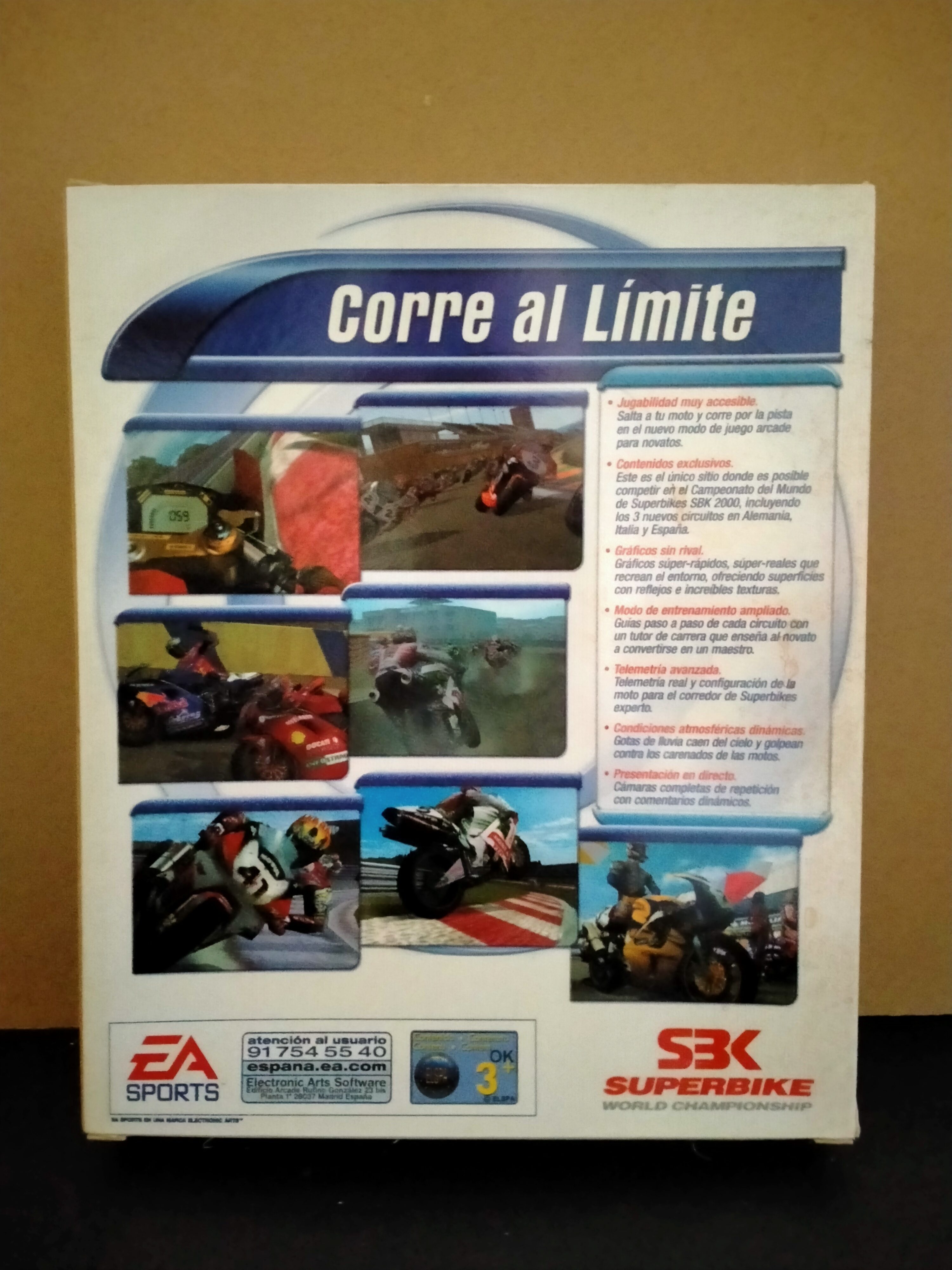 Imagen documental 2 de Superbike 2001, formato Big Box, para Windows 98, Windows Me, Win2000