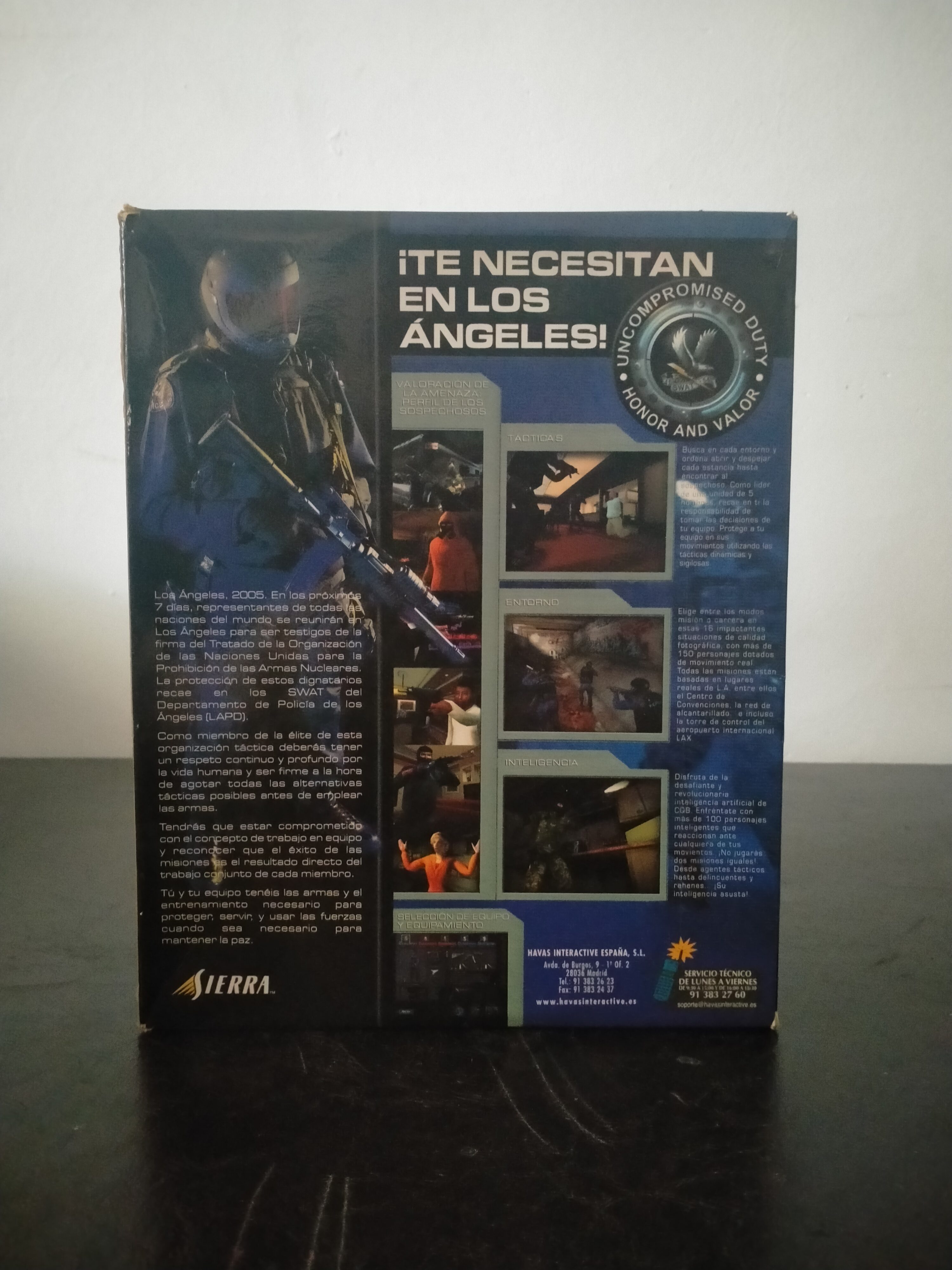 Imagen documental 2 de SWAT 3: Close Quarters Battle, formato Big Box, para Windows 95, Windows 98