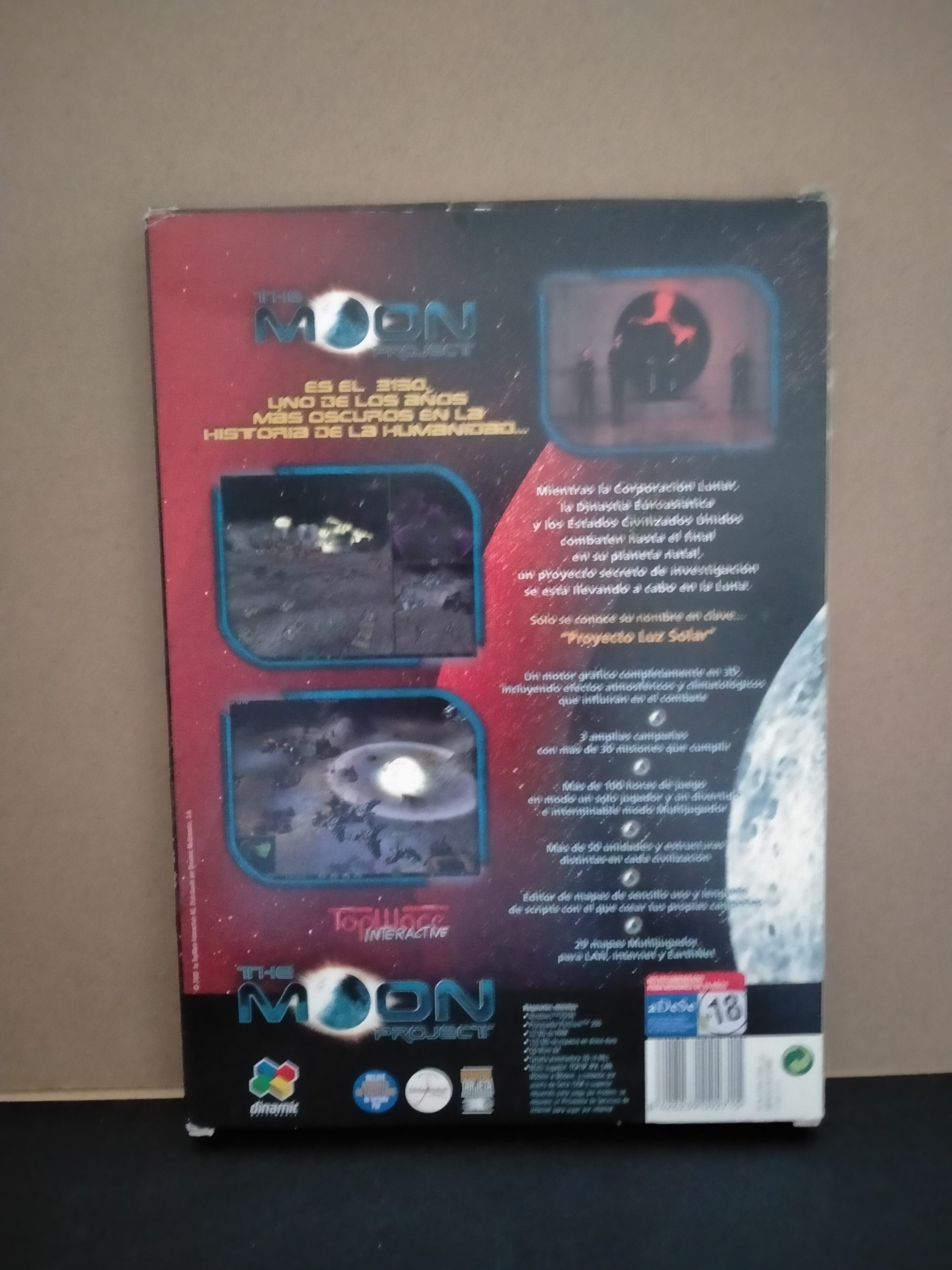 Imagen documental 2 de The Moon Project, formato Big Box, para Windows 95, Windows 98