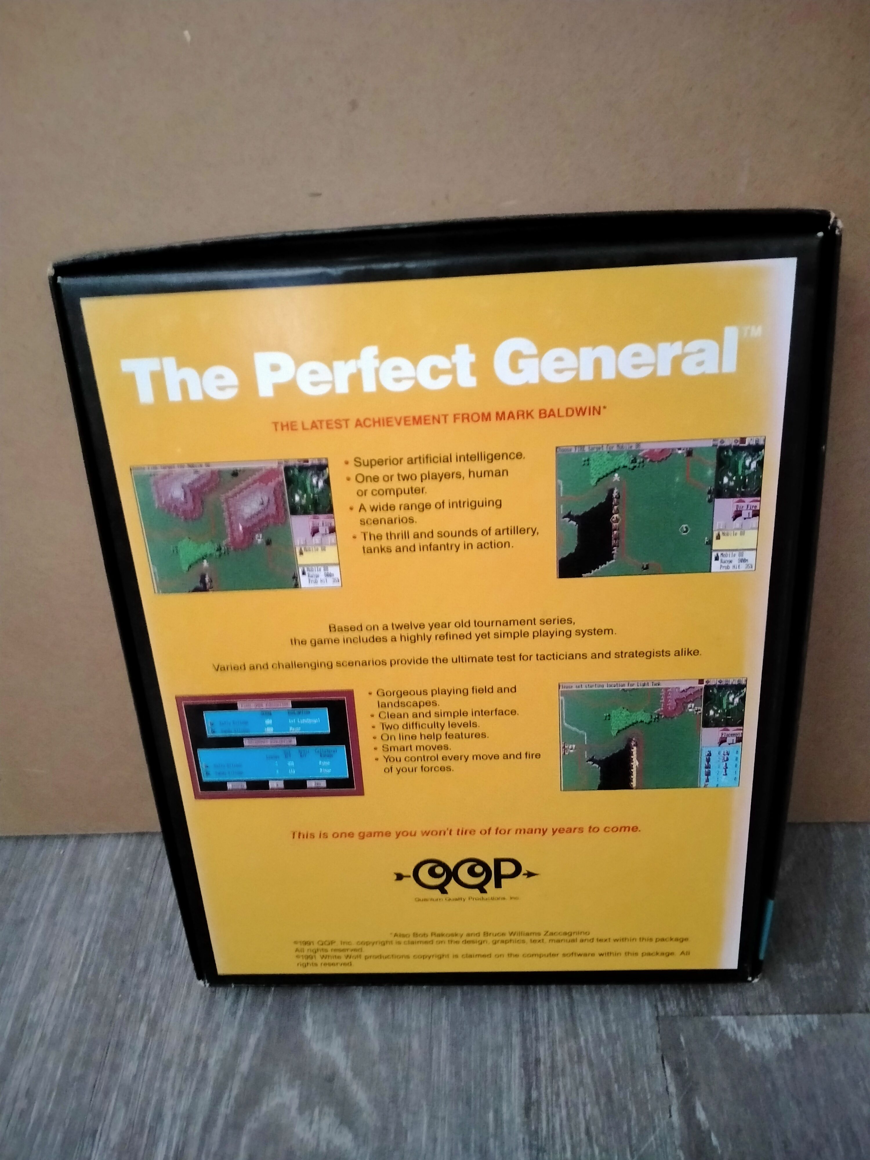 Imagen documental 2 de The Perfect General, formato Big Box, para MS-DOS