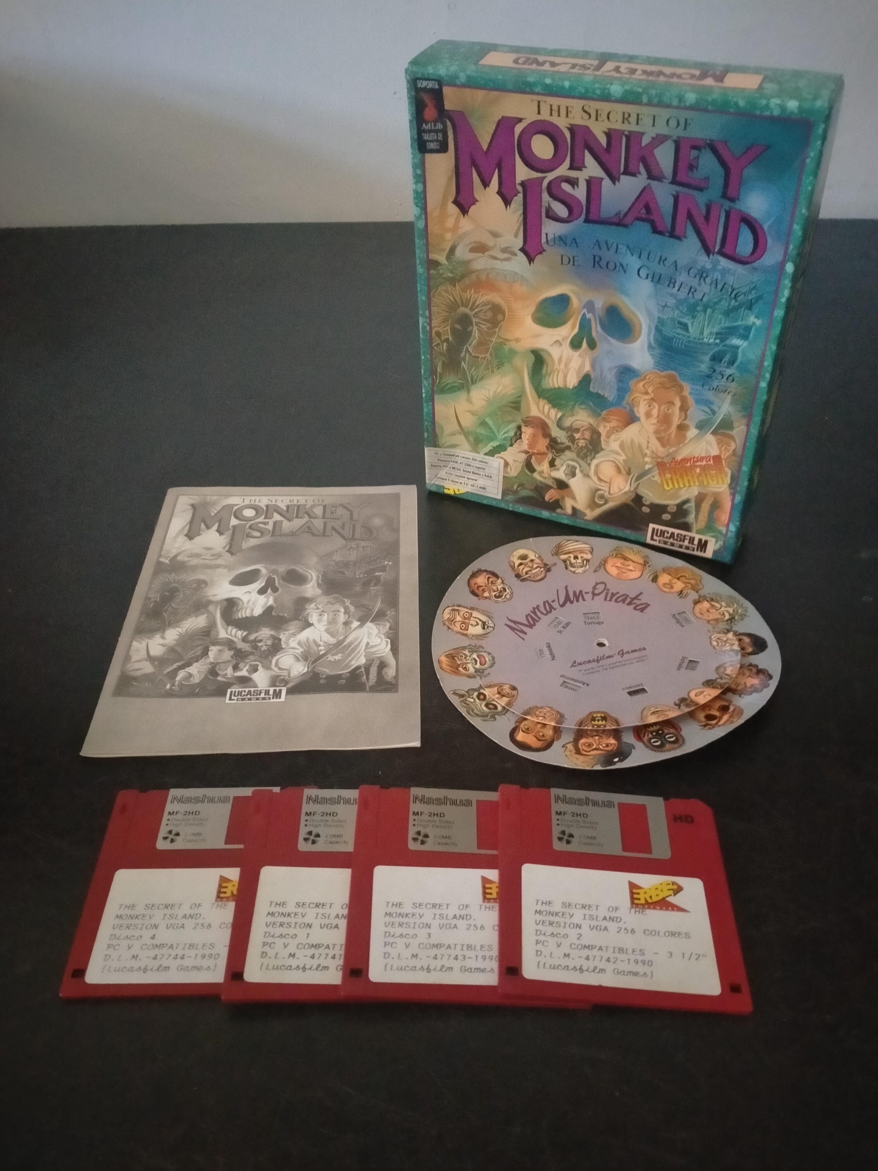 Imagen documental 3 de The Secret of Monkey Island, formato Big Box, para MS-DOS