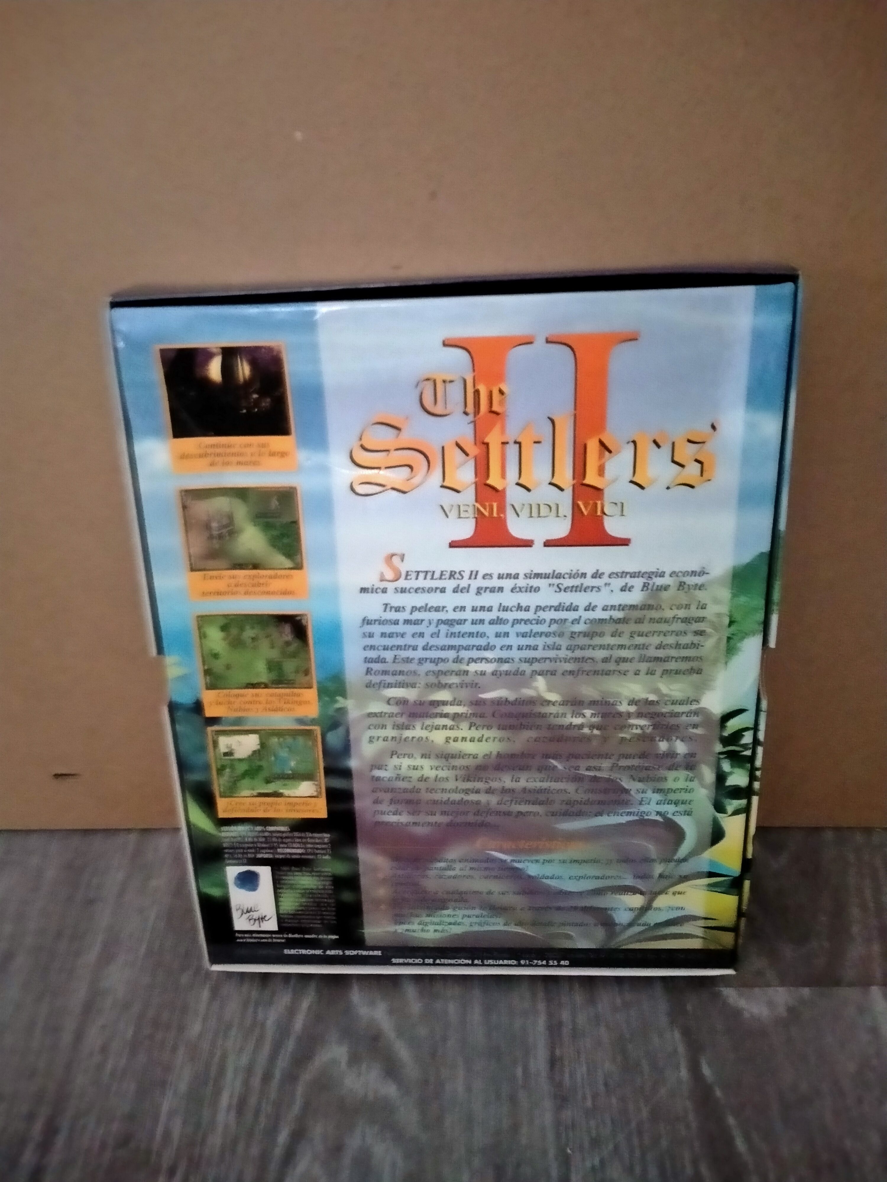 Imagen documental 2 de The Settlers II: Veni, Vidi, Vinci, formato Big Box, para Windows 95