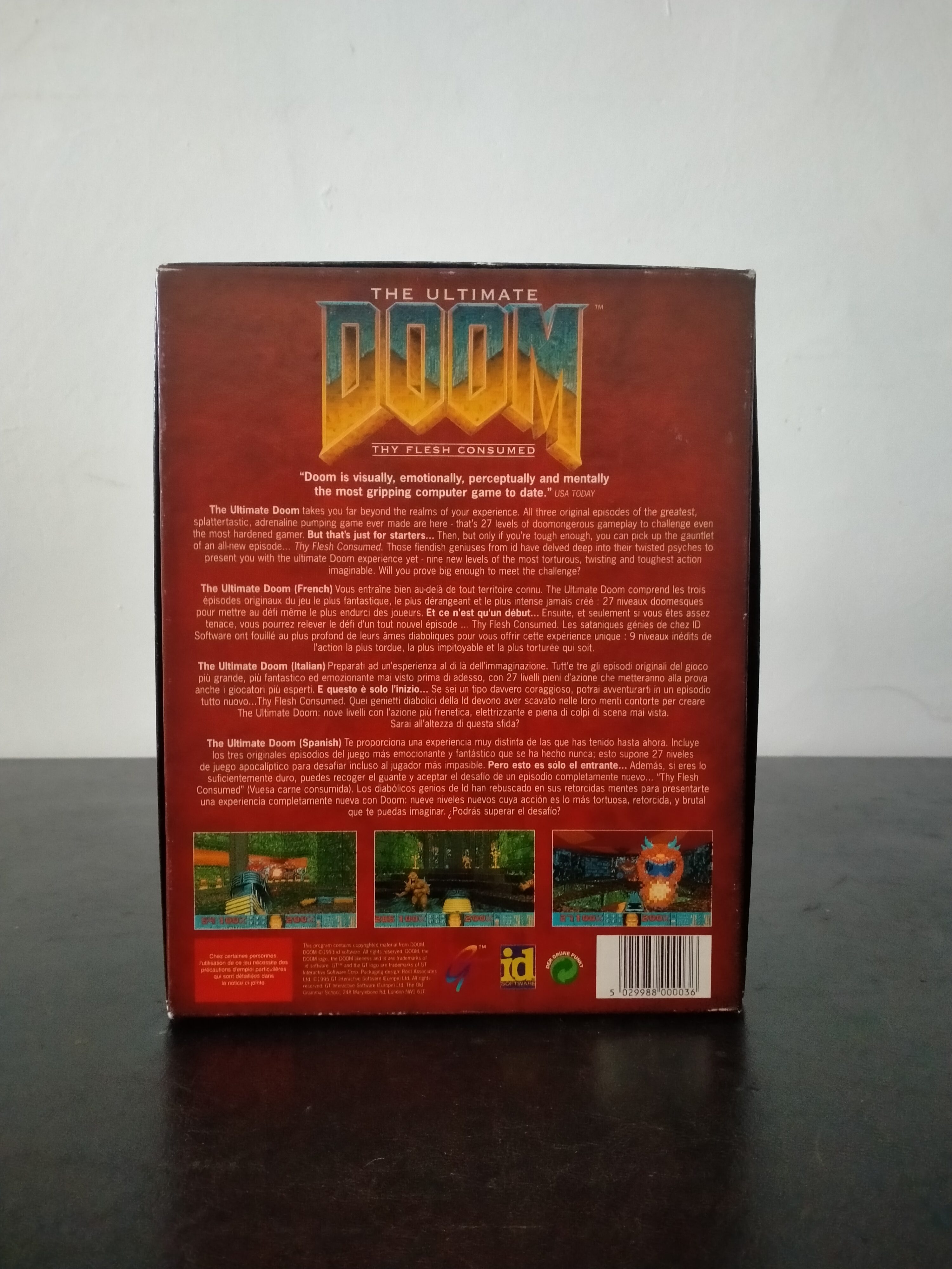 Imagen documental 2 de The Ultimate Doom: The Flesh Consumed, formato Big Box, para MS-DOS