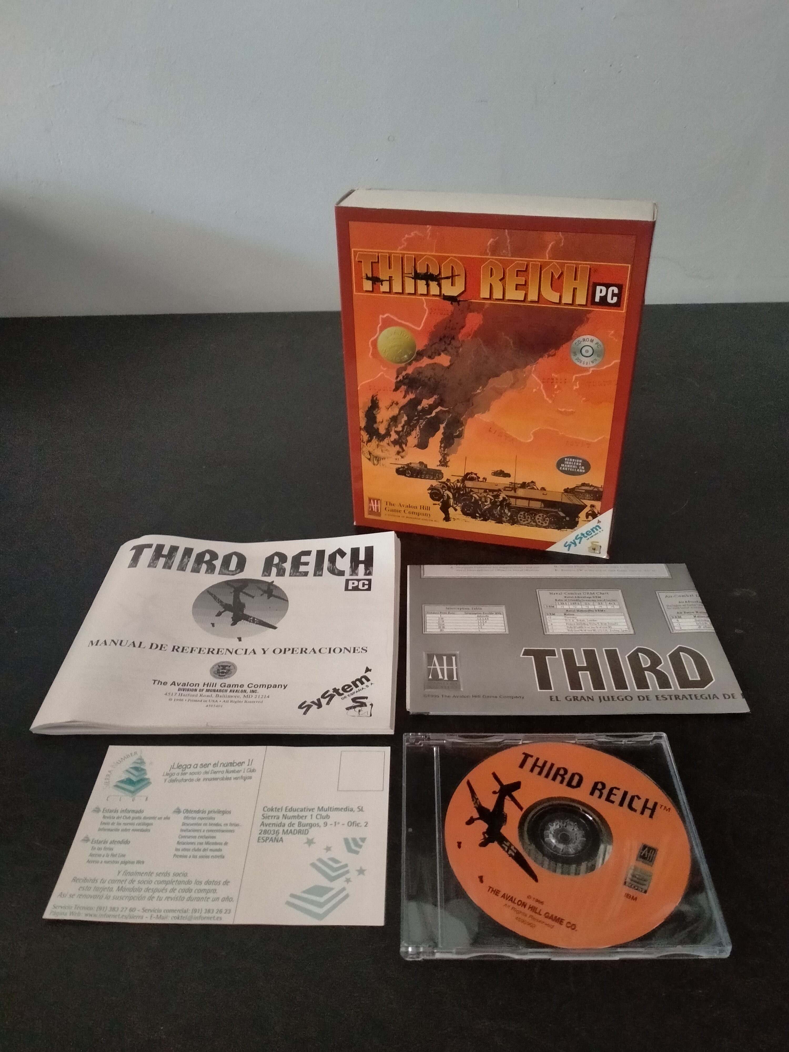 Imagen documental 3 de Third Reich, formato Big Box, para MS-DOS