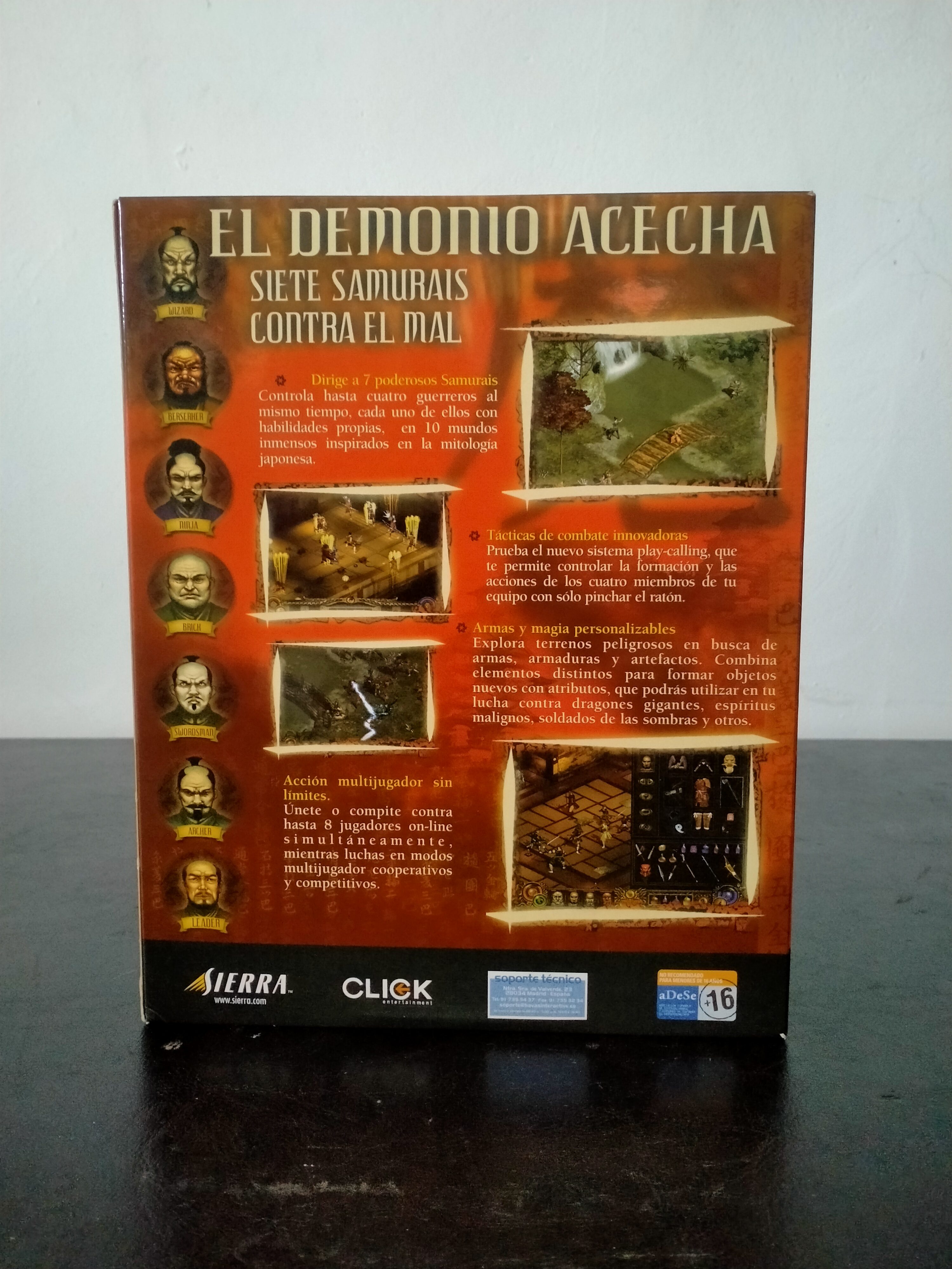 Imagen documental 2 de Throne of Darkness, formato Big Box, para Windows 95, Windows 98, Win2000