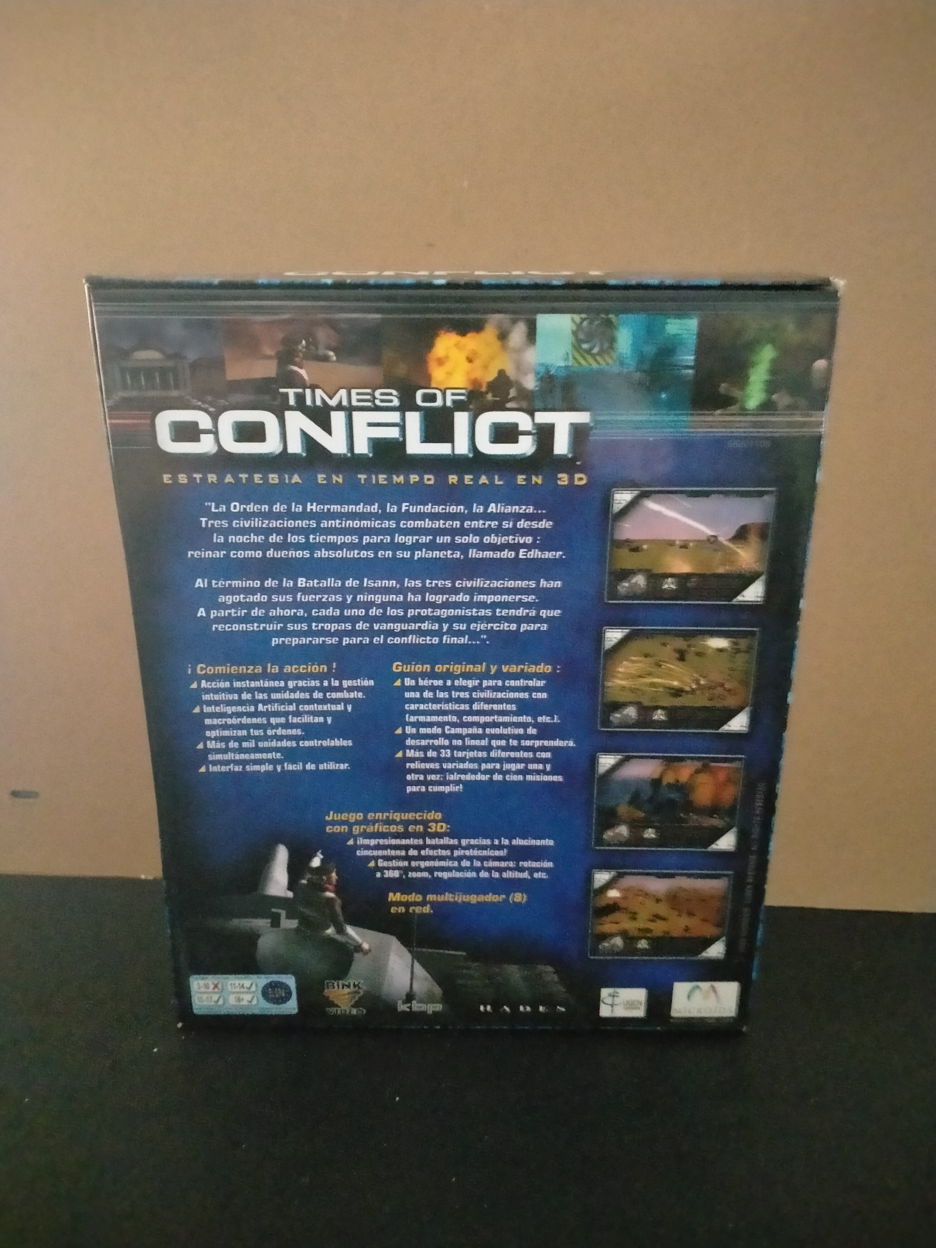 Imagen documental 2 de Times of Conflict, formato Big Box, para Windows 95, Windows 98